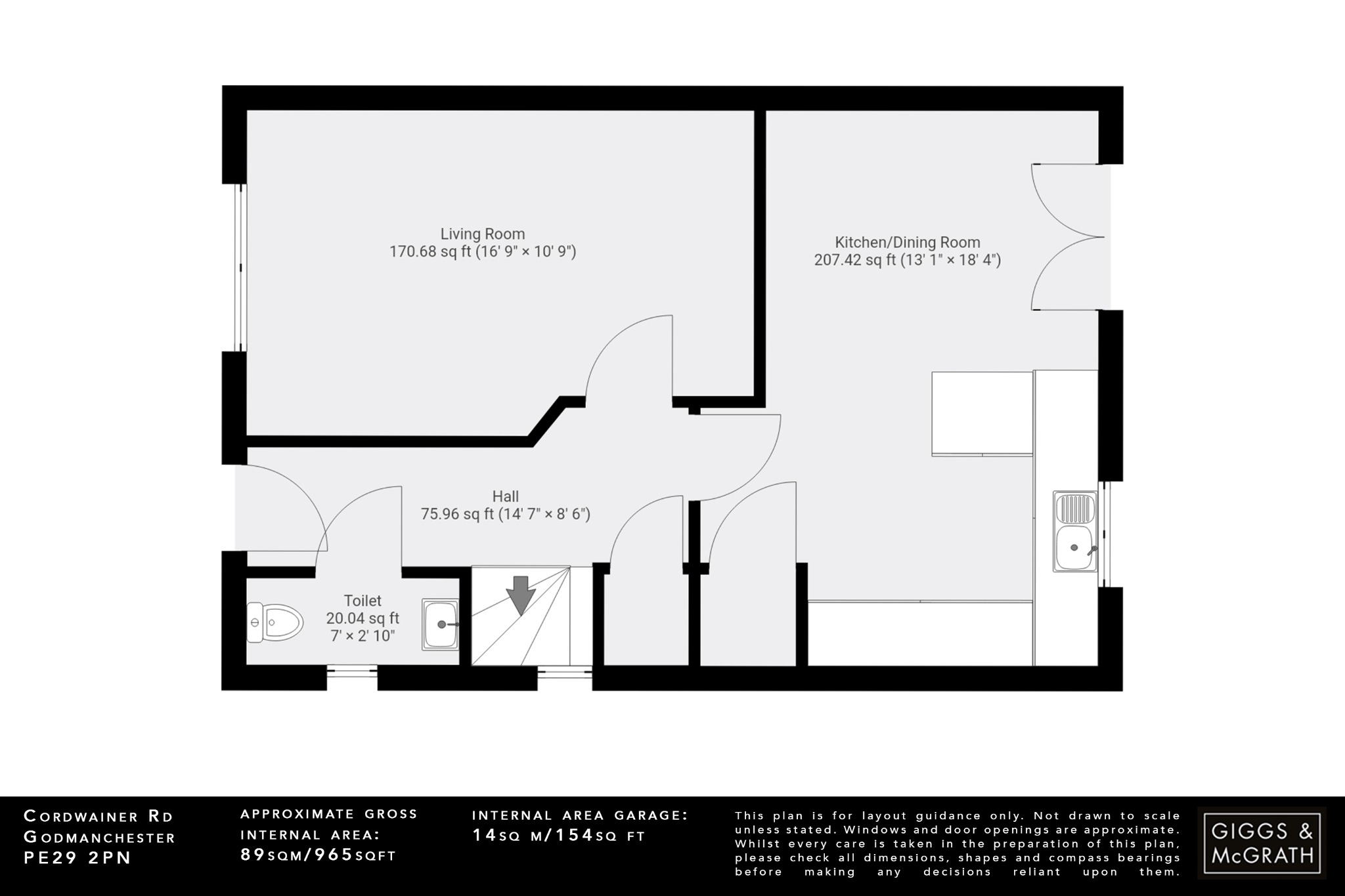 4 bed detached house for sale in Cordwainer Road, Huntingdon - Property Floorplan