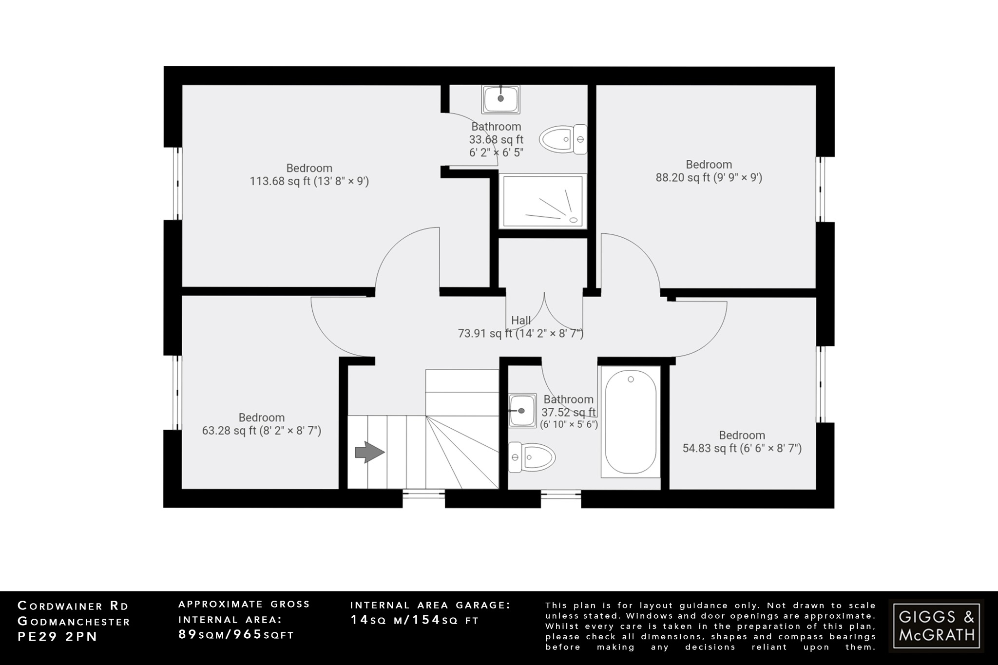 4 bed detached house for sale in Cordwainer Road, Huntingdon - Property Floorplan