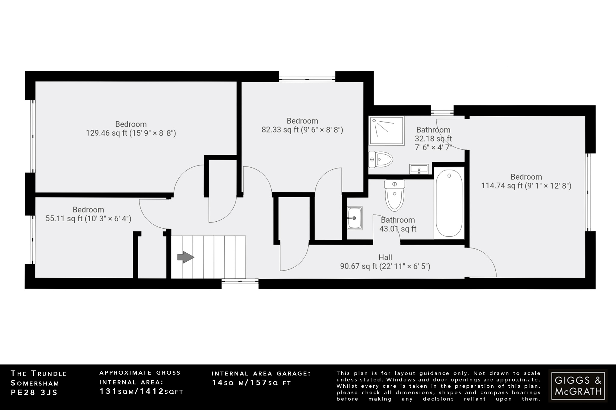 4 bed detached house for sale in The Trundle, Huntingdon - Property Floorplan