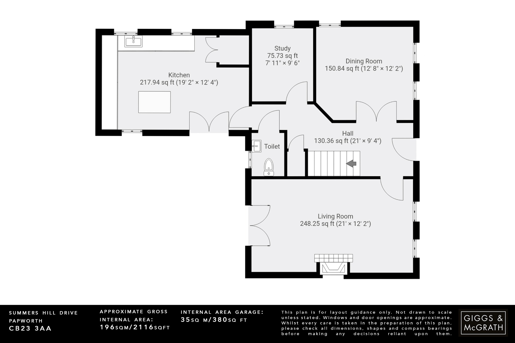 4 bed detached house for sale in Summers Hill Drive, Cambridge - Property Floorplan