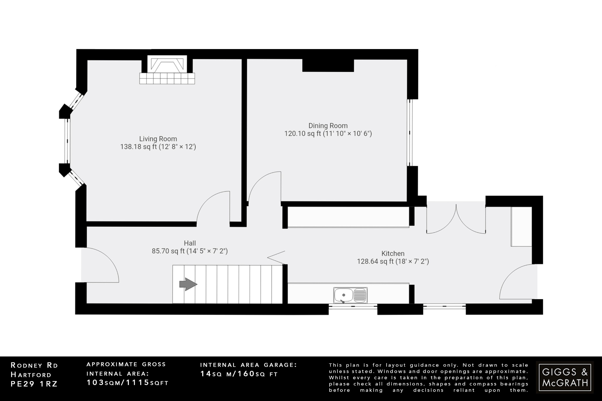 3 bed semi-detached house for sale in Rodney Road, Huntingdon - Property Floorplan