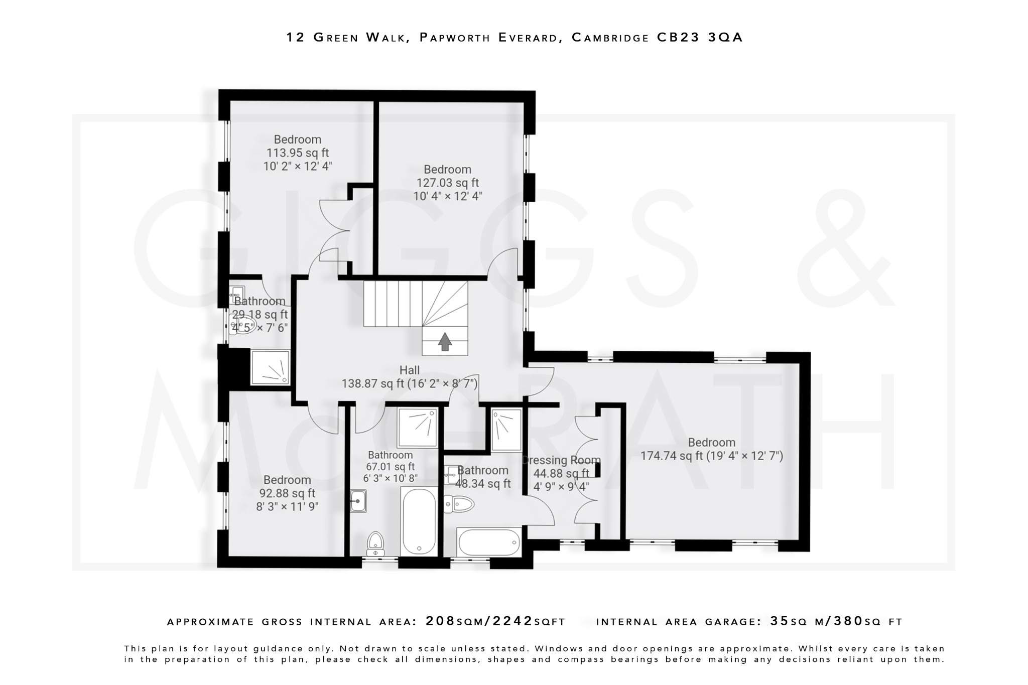 4 bed detached house for sale in Green Walk, Cambridge - Property Floorplan
