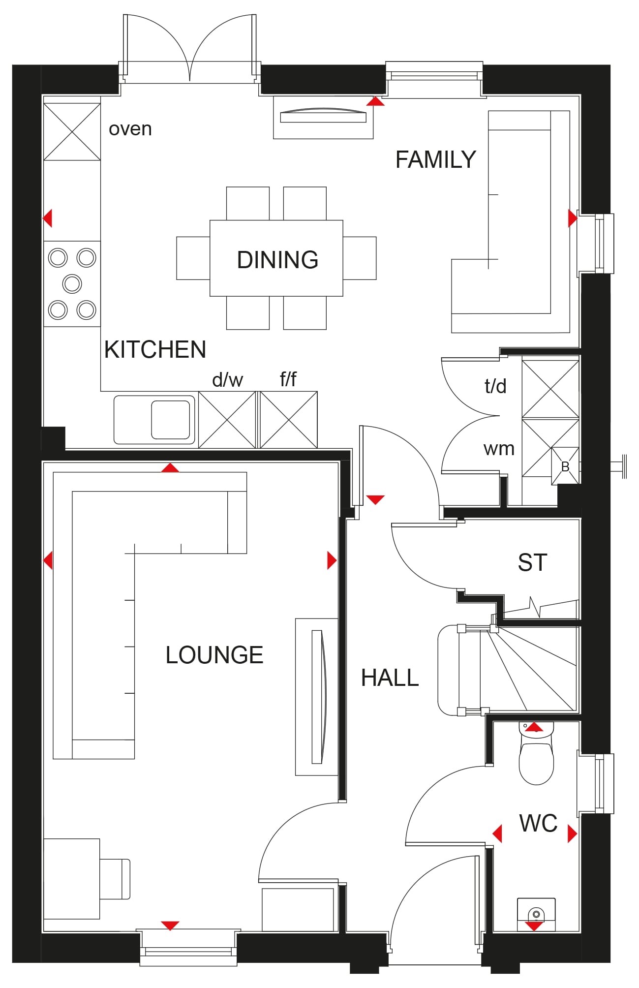 4 bed detached house for sale in The Ingleby, Alconbury Weald - Property Floorplan