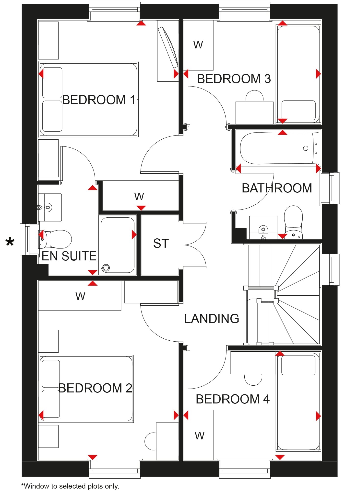 4 bed detached house for sale in The Ingleby, Alconbury Weald - Property Floorplan