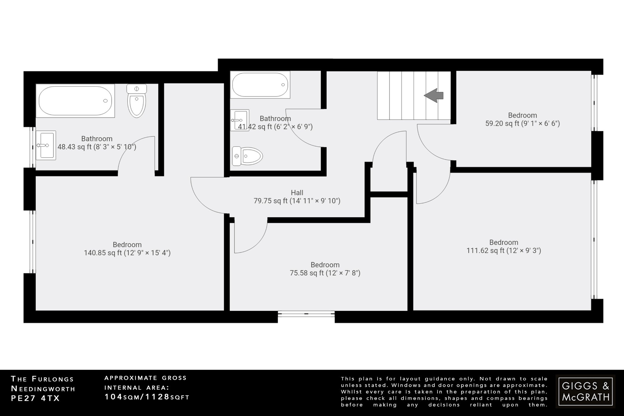 4 bed semi-detached house for sale in The Furlongs, St. Ives - Property Floorplan