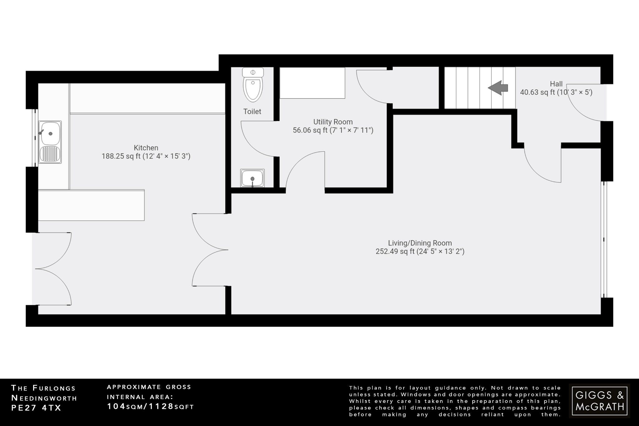 4 bed semi-detached house for sale in The Furlongs, St. Ives - Property Floorplan