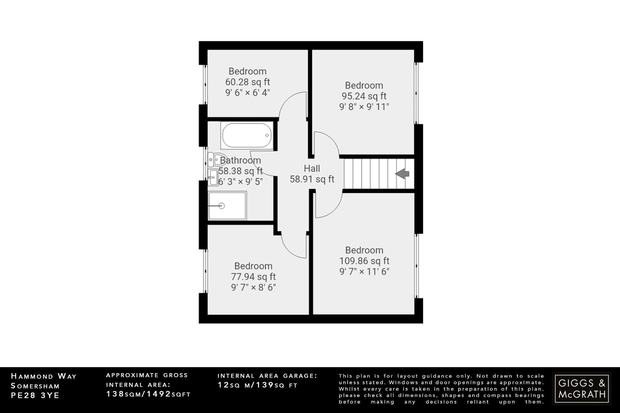 4 bed detached house for sale in Hammond Way, Huntingdon - Property Floorplan