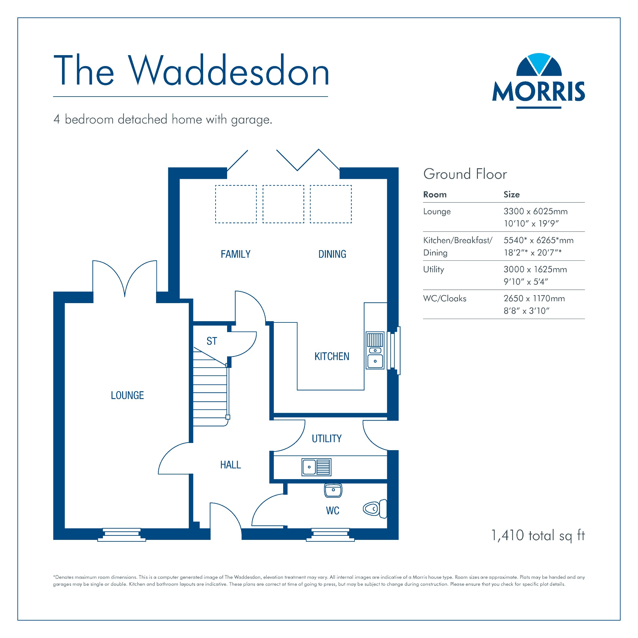 4 bed detached house for sale in Waddesdon, Weald - Property Floorplan