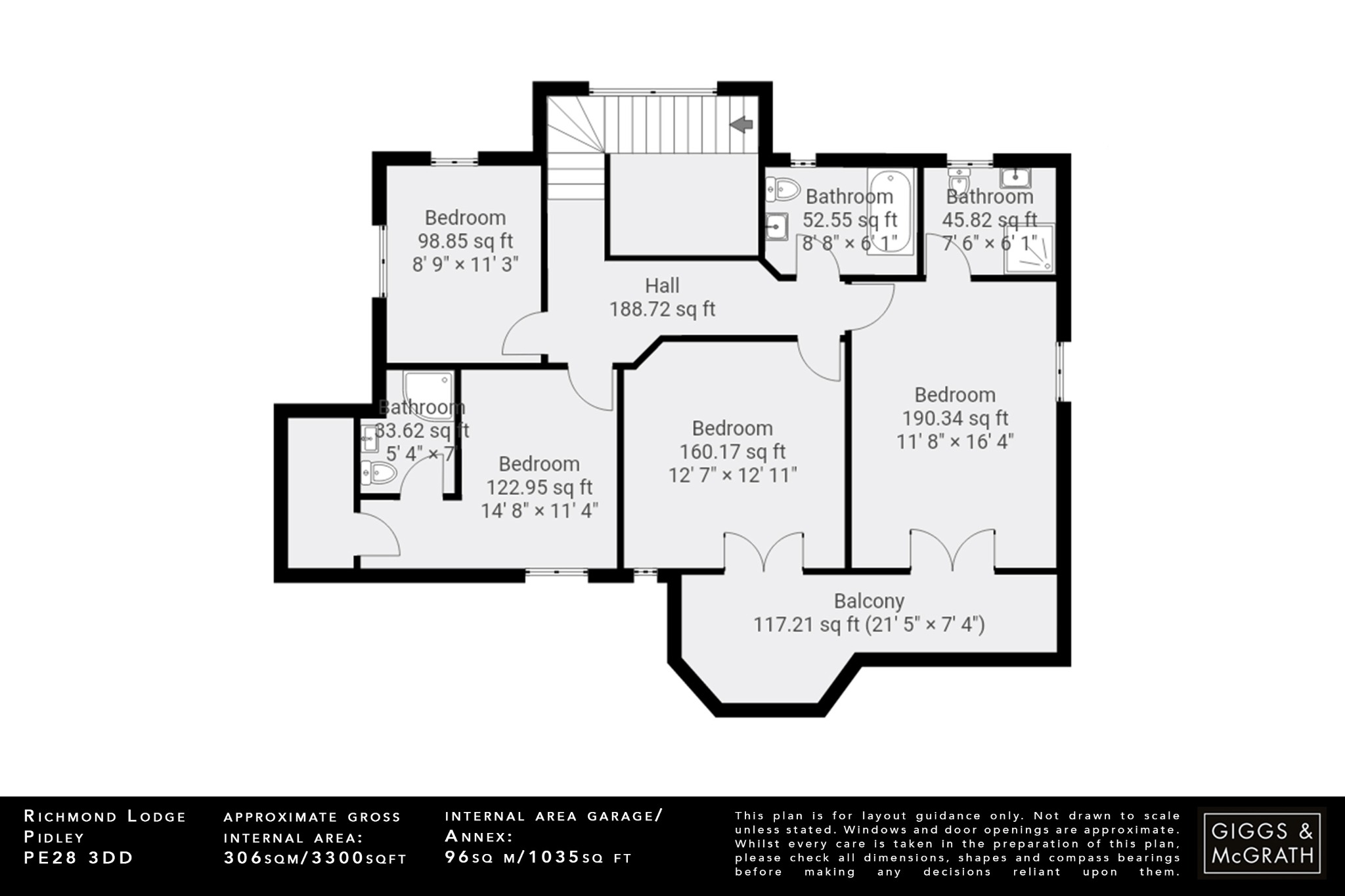 5 bed detached house for sale in Fen Road, Huntingdon - Property Floorplan