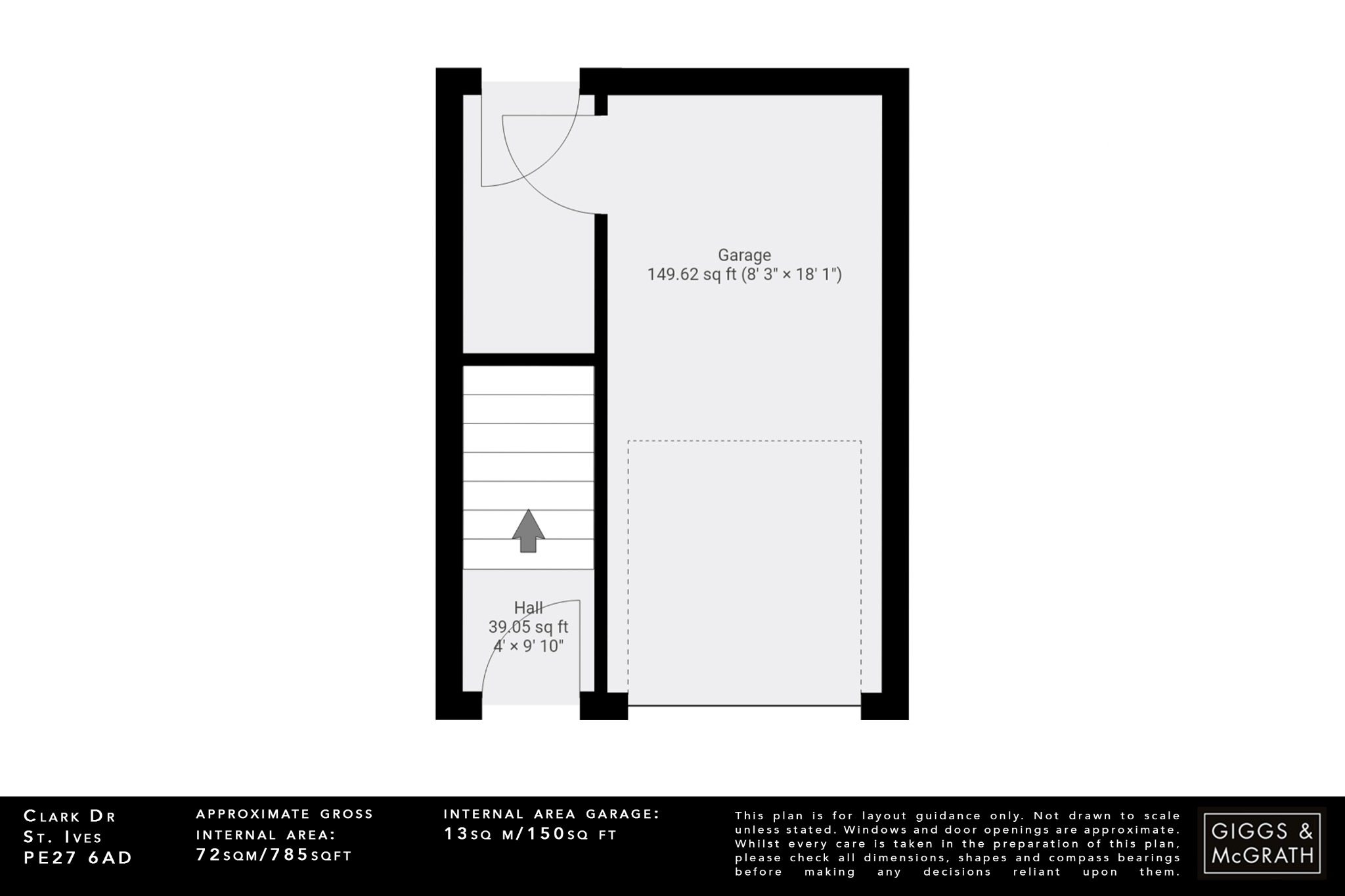 2 bed flat for sale in Clark Drive, St. Ives - Property Floorplan