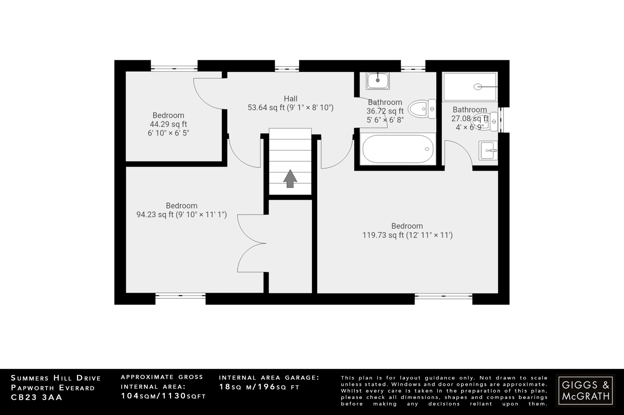 3 bed detached house for sale in Summers Hill Drive, Cambridge - Property Floorplan