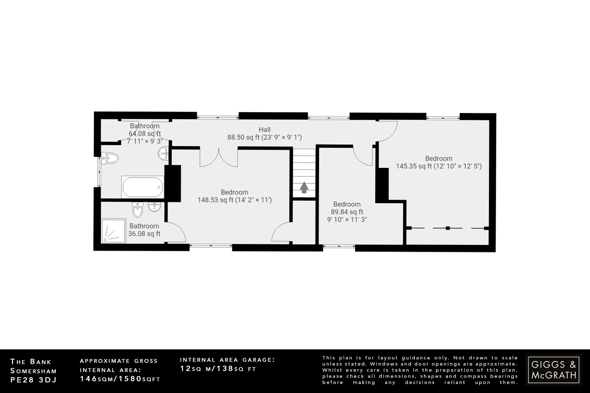4 bed detached house for sale in The Bank, Huntingdon - Property Floorplan