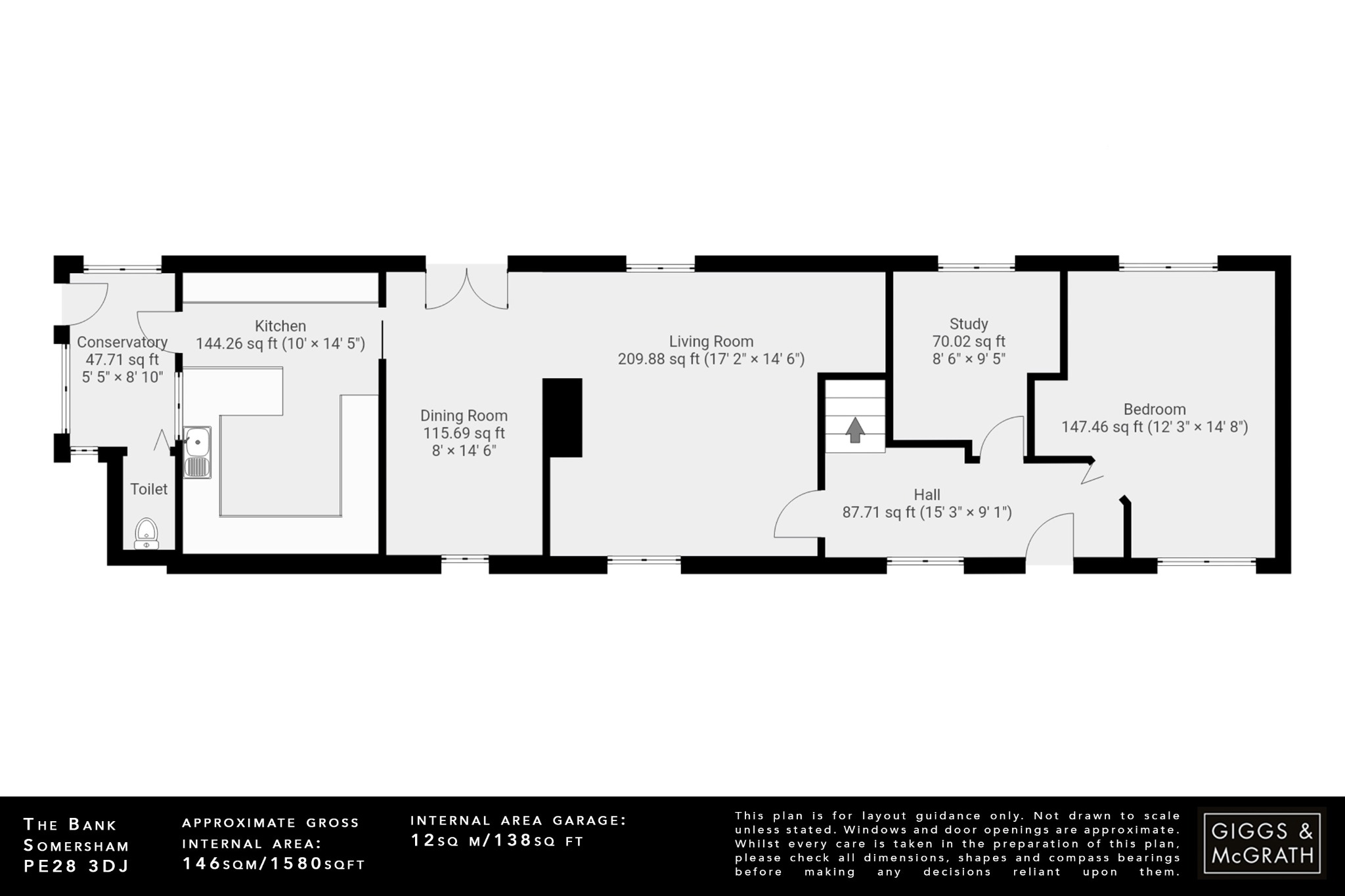 4 bed detached house for sale in The Bank, Huntingdon - Property Floorplan