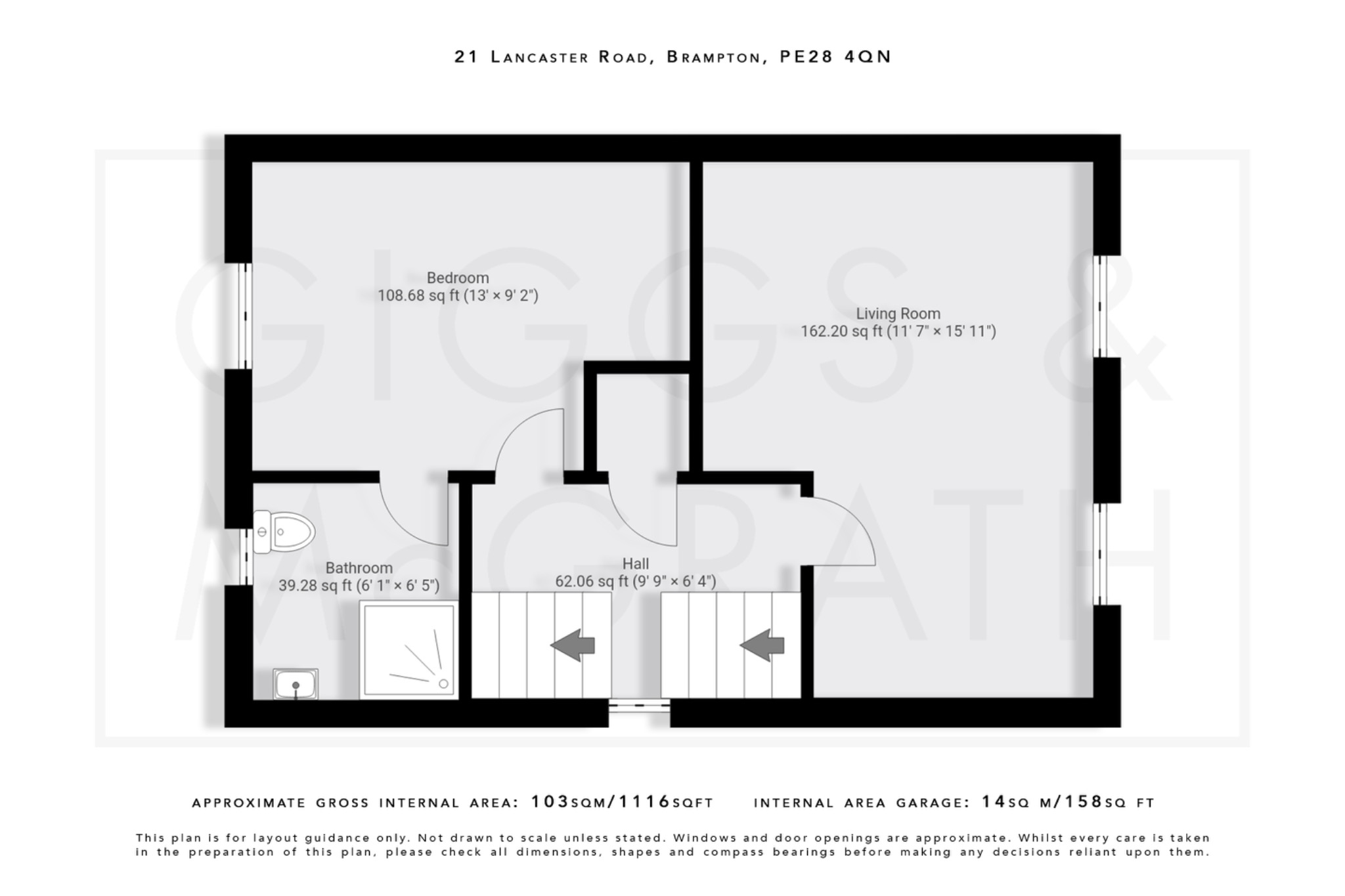 4 bed semi-detached house for sale in Lancaster Road, Huntingdon - Property Floorplan