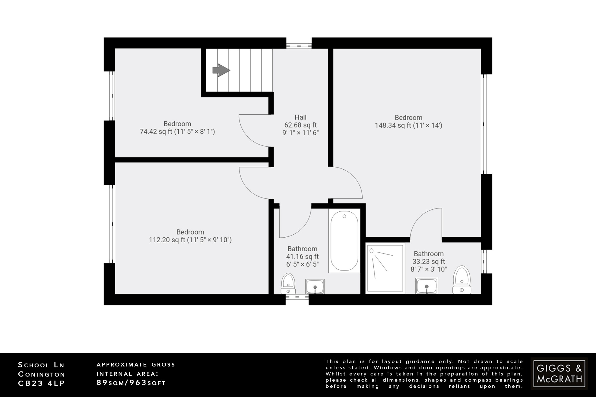 3 bed detached house for sale in School Lane, Cambridge - Property Floorplan