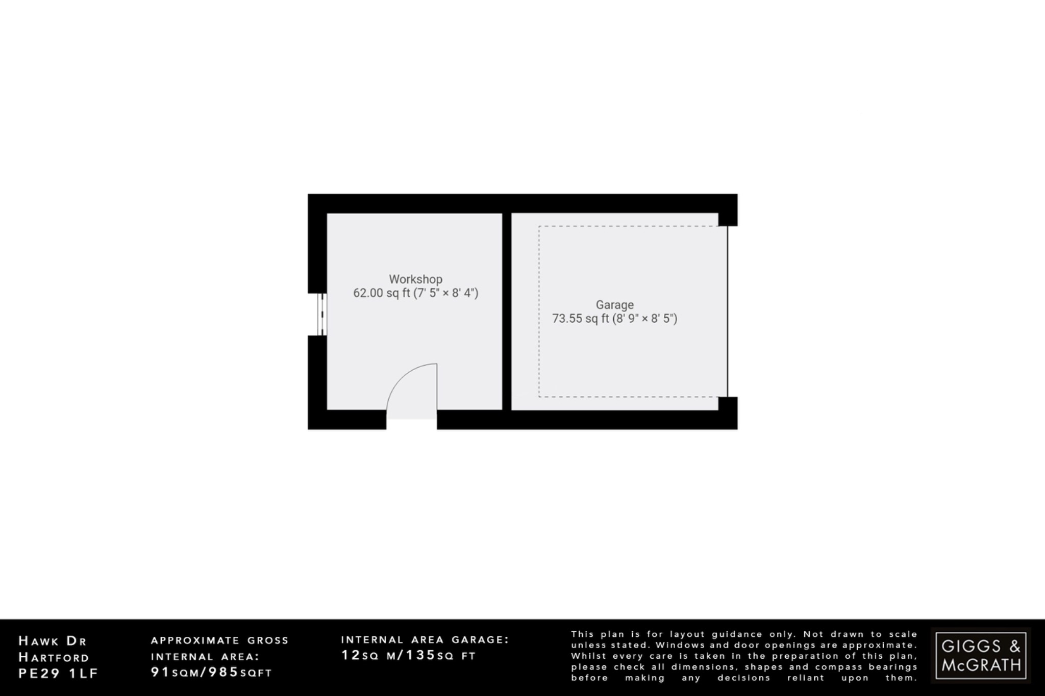 3 bed detached house for sale in Hawk Drive, Huntingdon - Property Floorplan