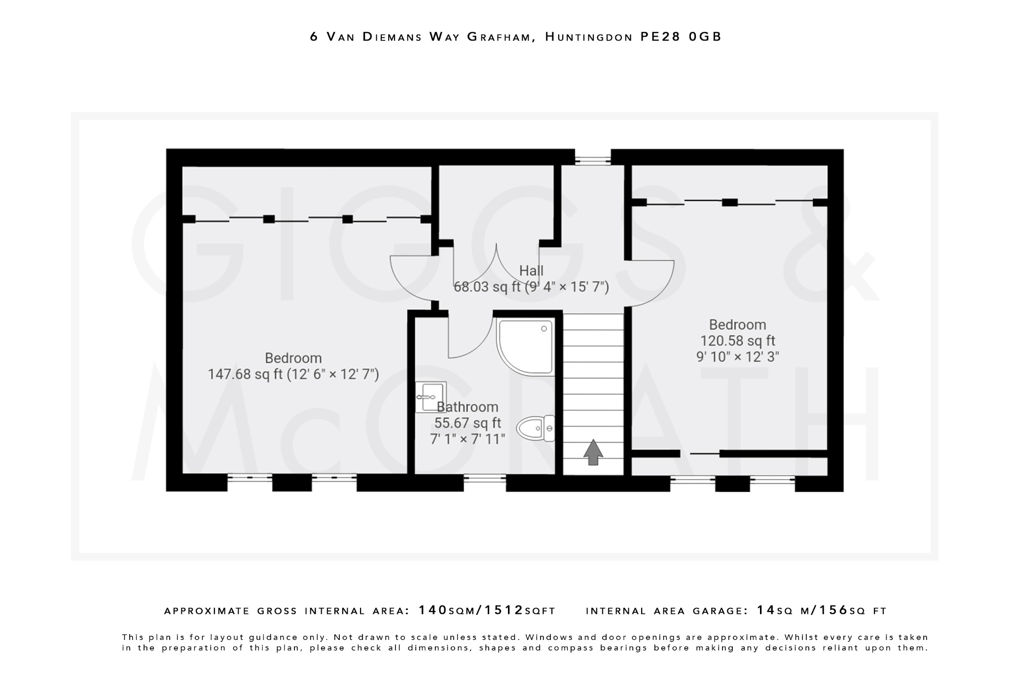 3 bed detached house for sale in Van Diemens Way, Huntingdon - Property Floorplan