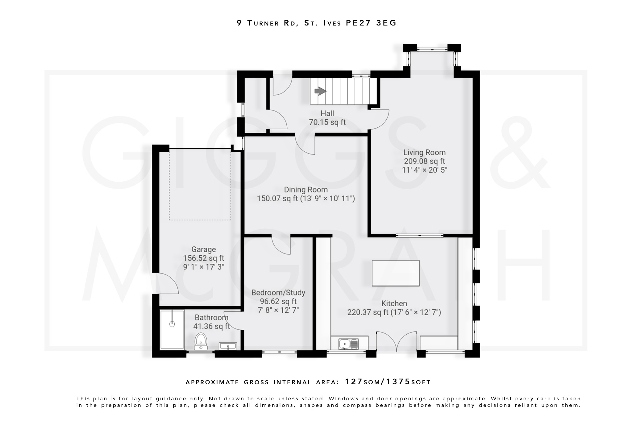 5 bed detached house for sale in Turner Road, St. Ives - Property Floorplan
