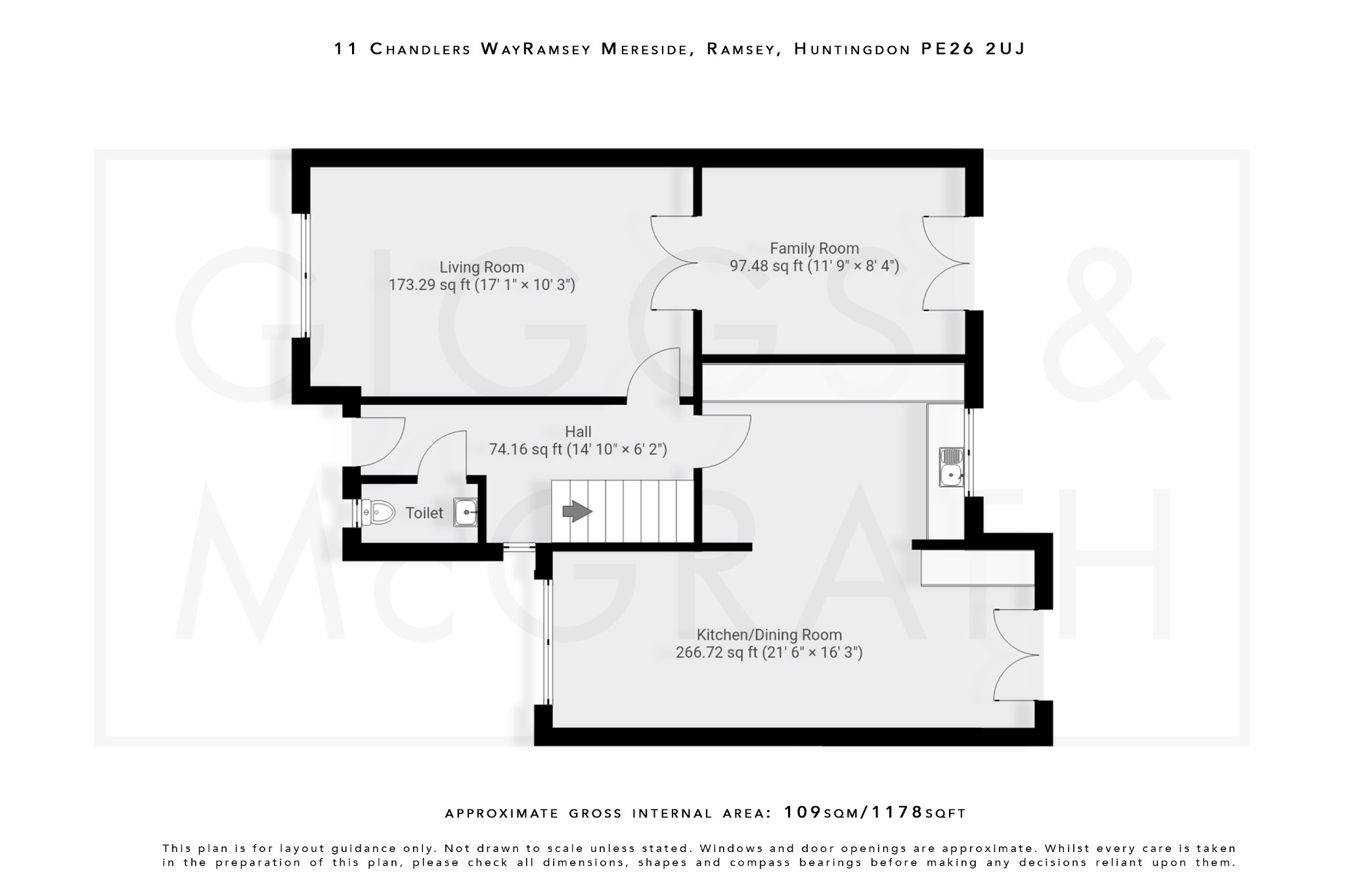 4 bed detached house for sale in Ramsey Mereside, Huntingdon - Property Floorplan