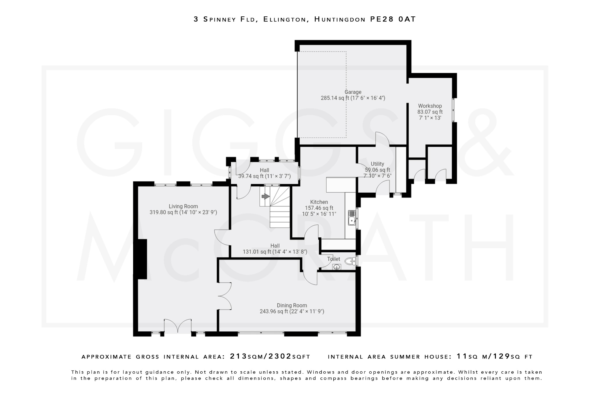 5 bed detached house for sale in Ellington, Cambridgeshire - Property Floorplan