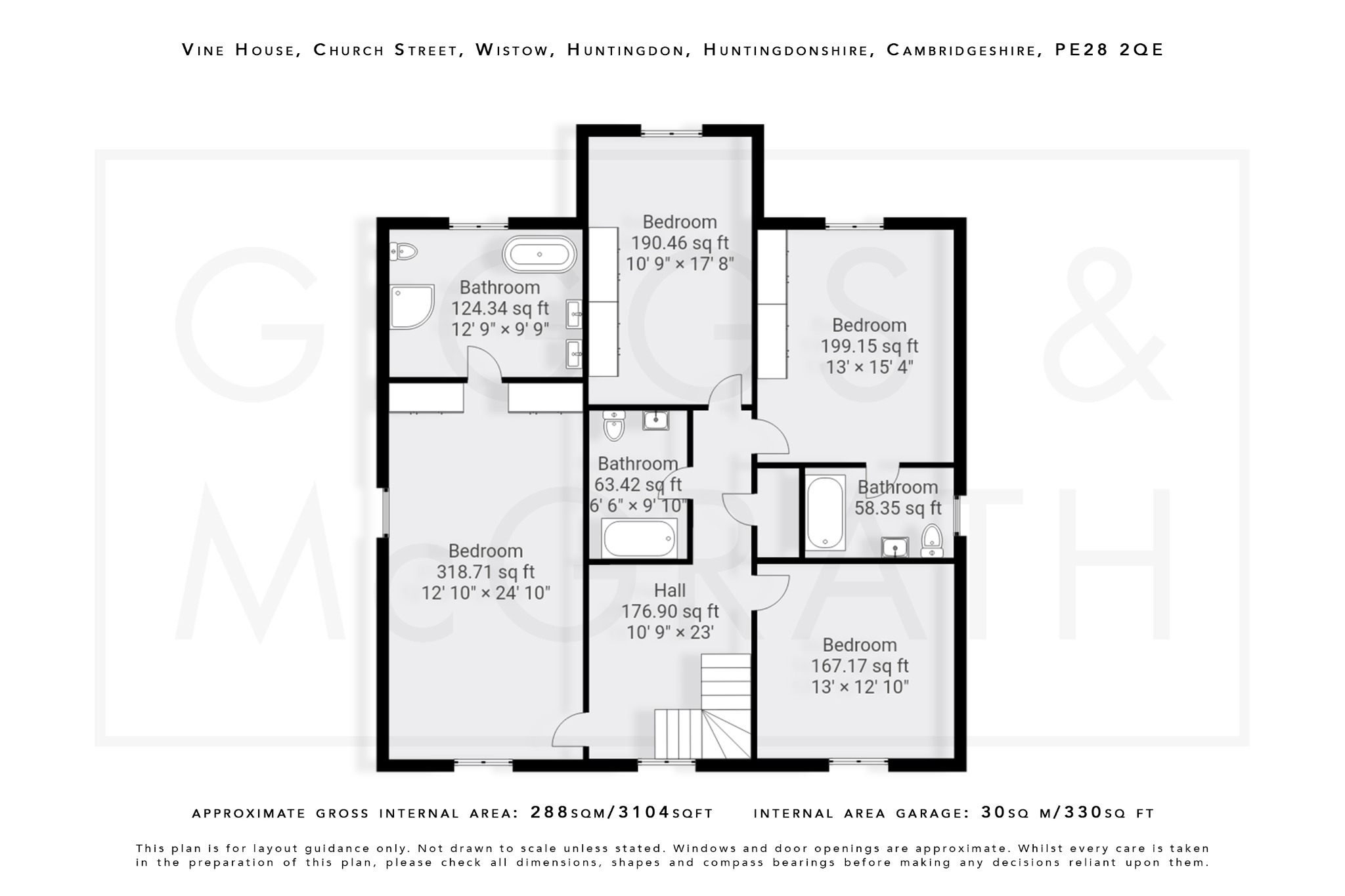 4 bed detached house for sale in Church Street, Huntingdon - Property Floorplan