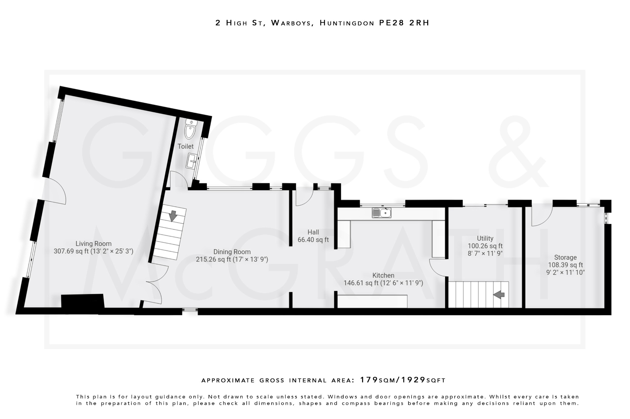4 bed coach house for sale in High Street, Huntingdon - Property Floorplan