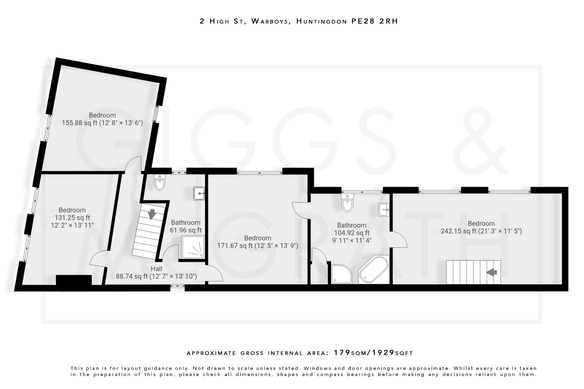 4 bed coach house for sale in High Street, Huntingdon - Property Floorplan