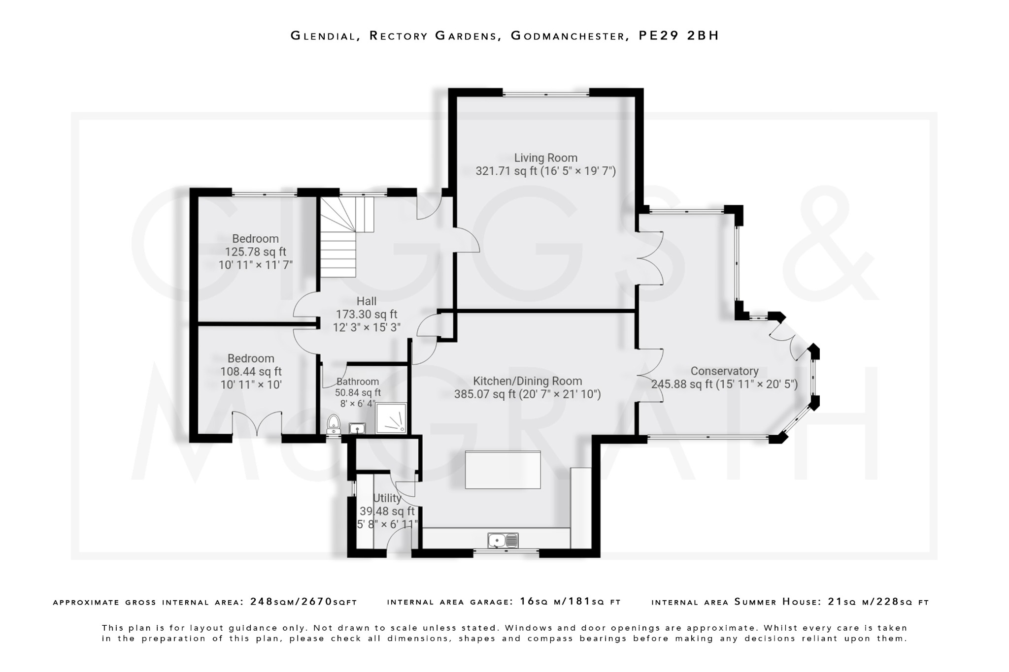 4 bed detached house for sale in Rectory Gardens, Huntingdon - Property Floorplan
