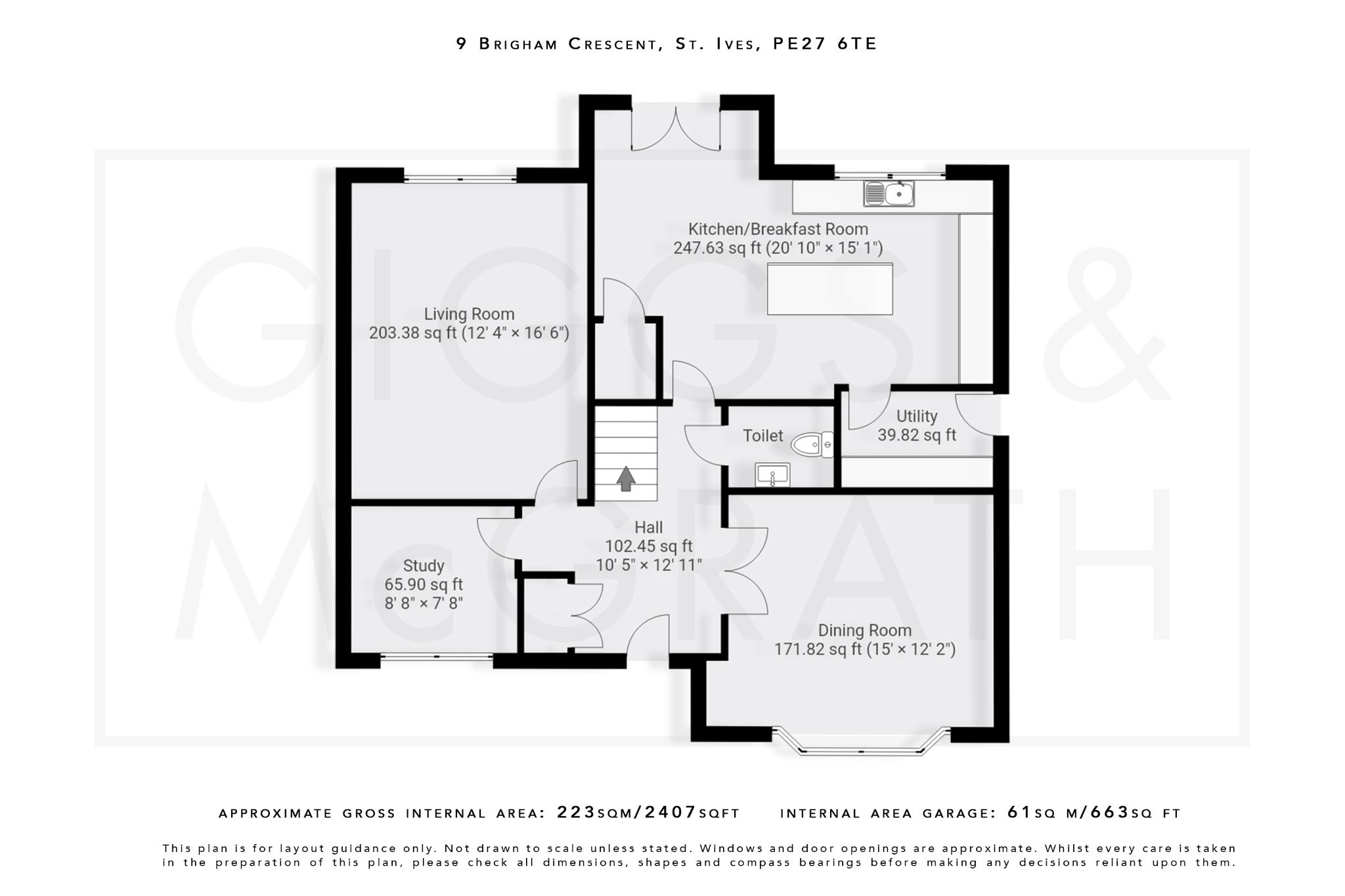 4 bed detached house for sale in Brigham Crescent, St. Ives - Property Floorplan