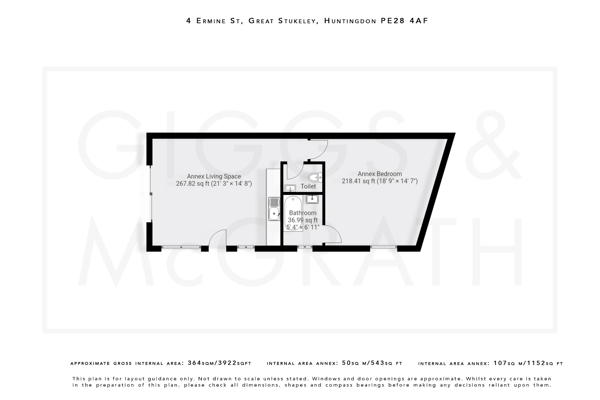 4 bed detached house for sale in Ermine Street, Huntingdon - Property Floorplan