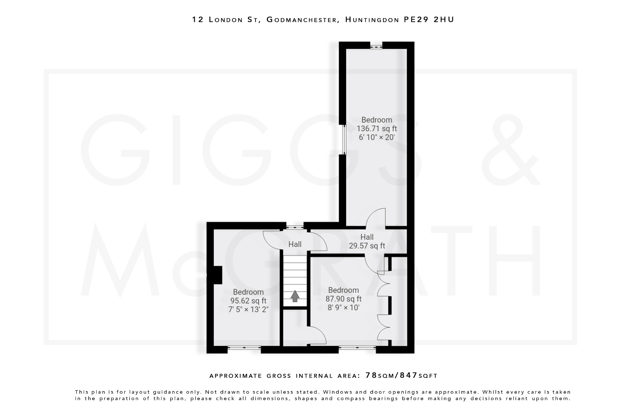 3 bed semi-detached house for sale in London Street, Huntingdon - Property Floorplan