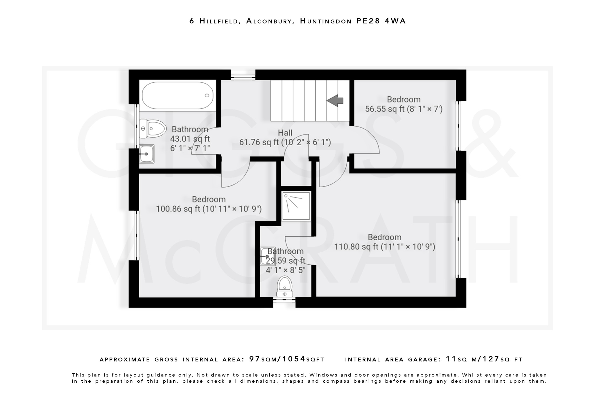3 bed detached house for sale in Alconbury, Cambridgeshire - Property Floorplan