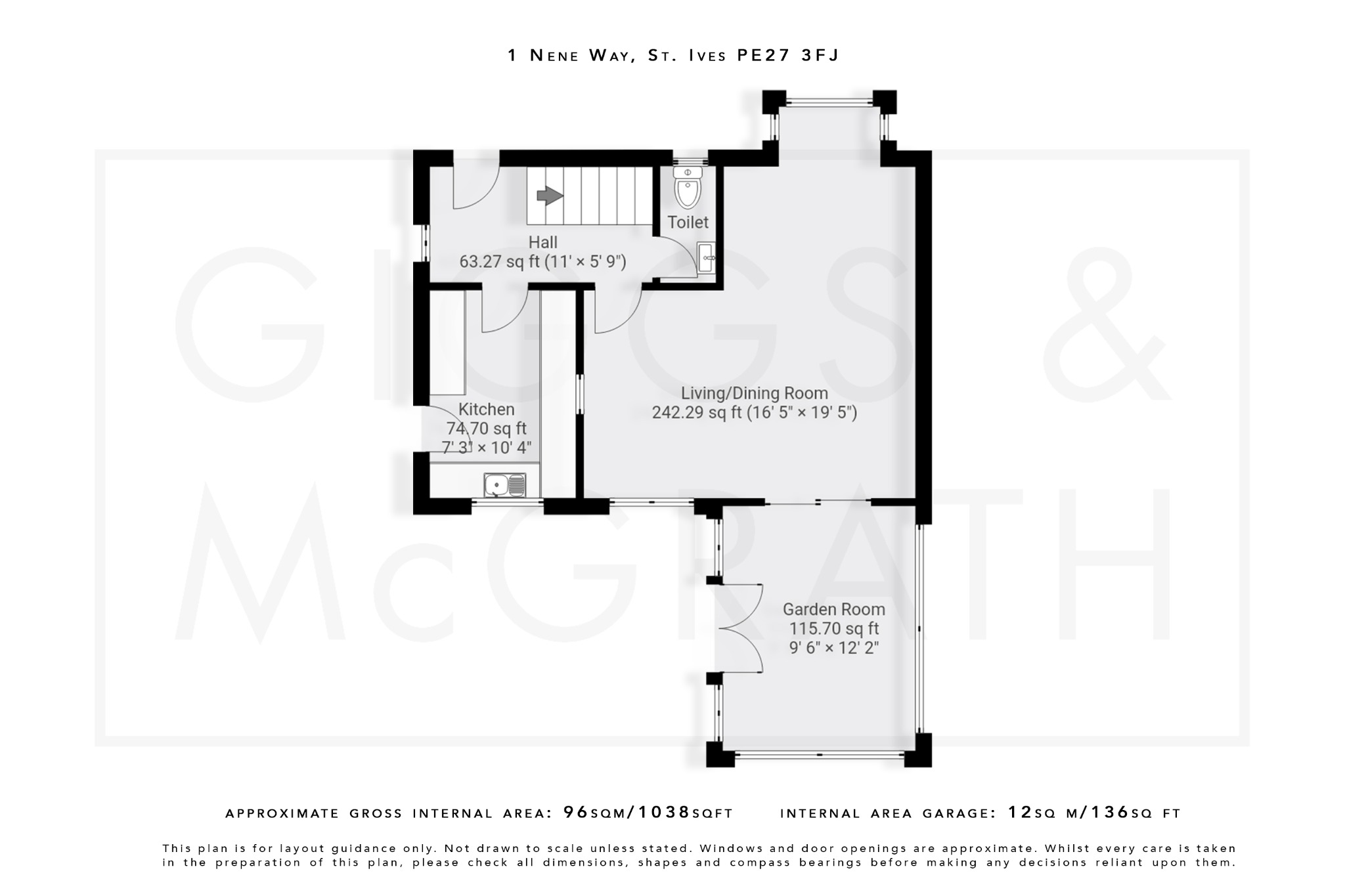 4 bed detached house for sale in St. Ives - Property Floorplan