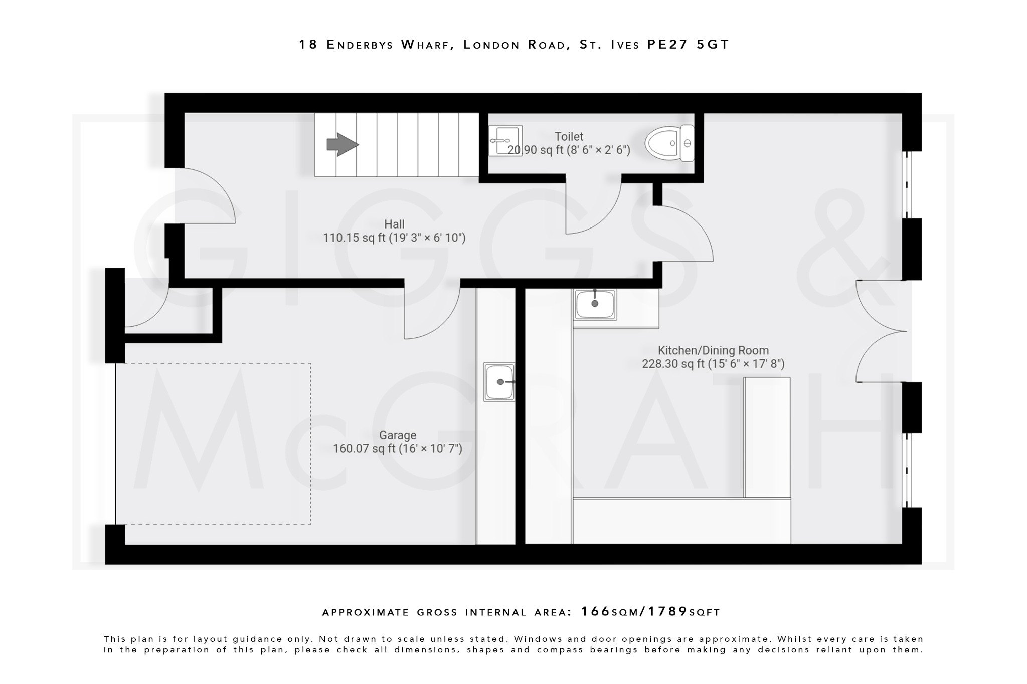 4 bed town house for sale in London Road, Cambridgeshire - Property Floorplan
