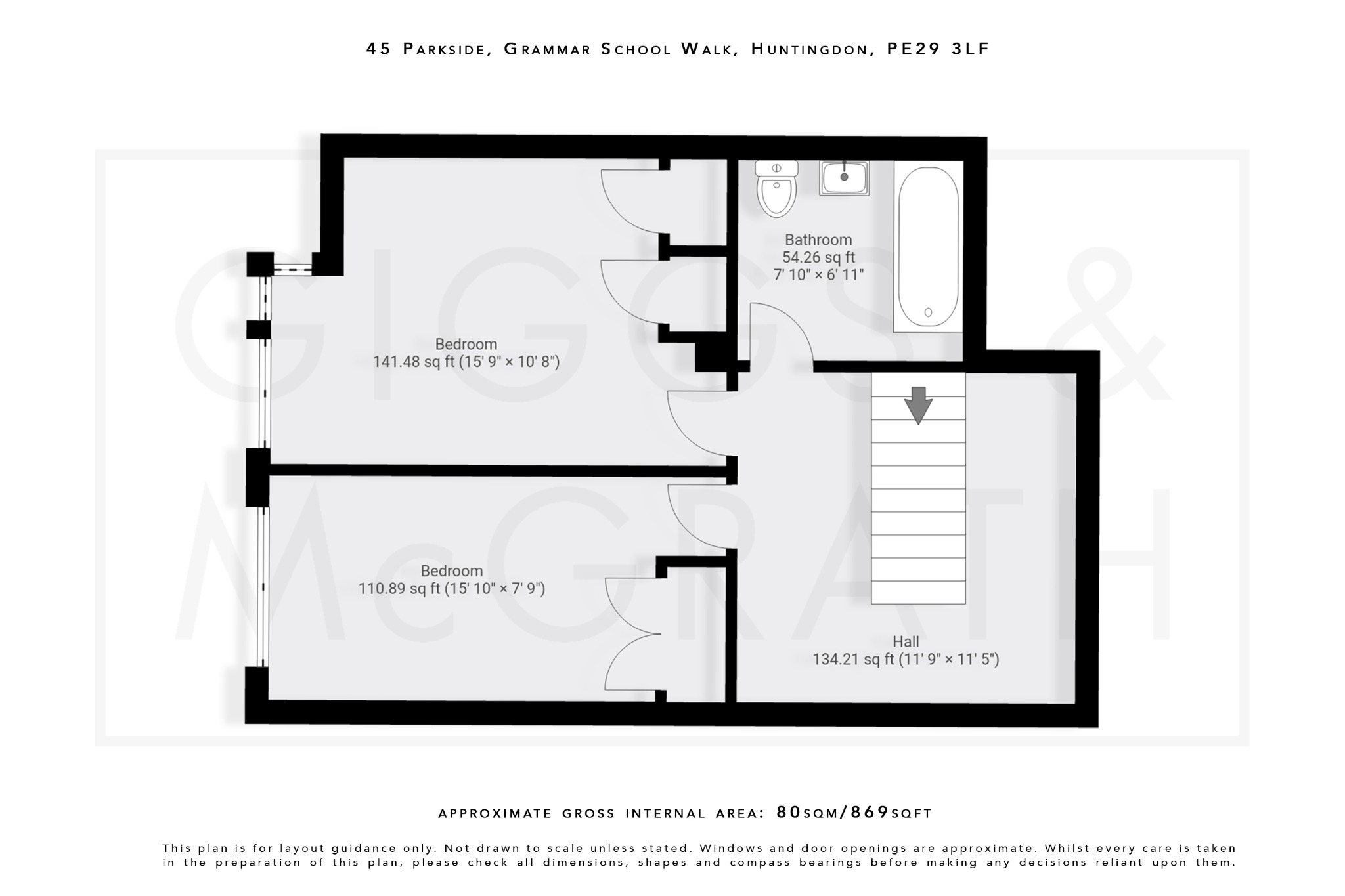 2 bed maisonette for sale in Grammar School Walk, Huntingdon - Property Floorplan