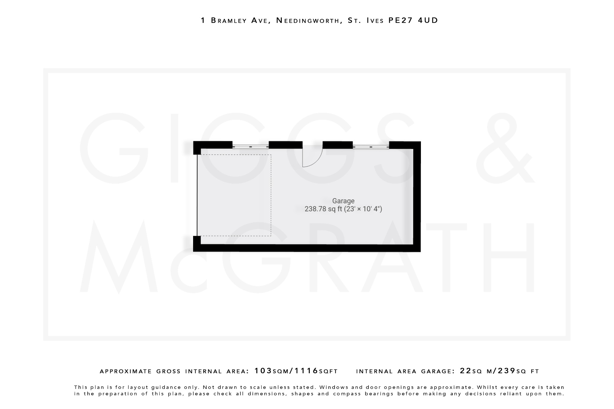3 bed detached bungalow for sale in Needingworth, Cambridgeshire - Property Floorplan