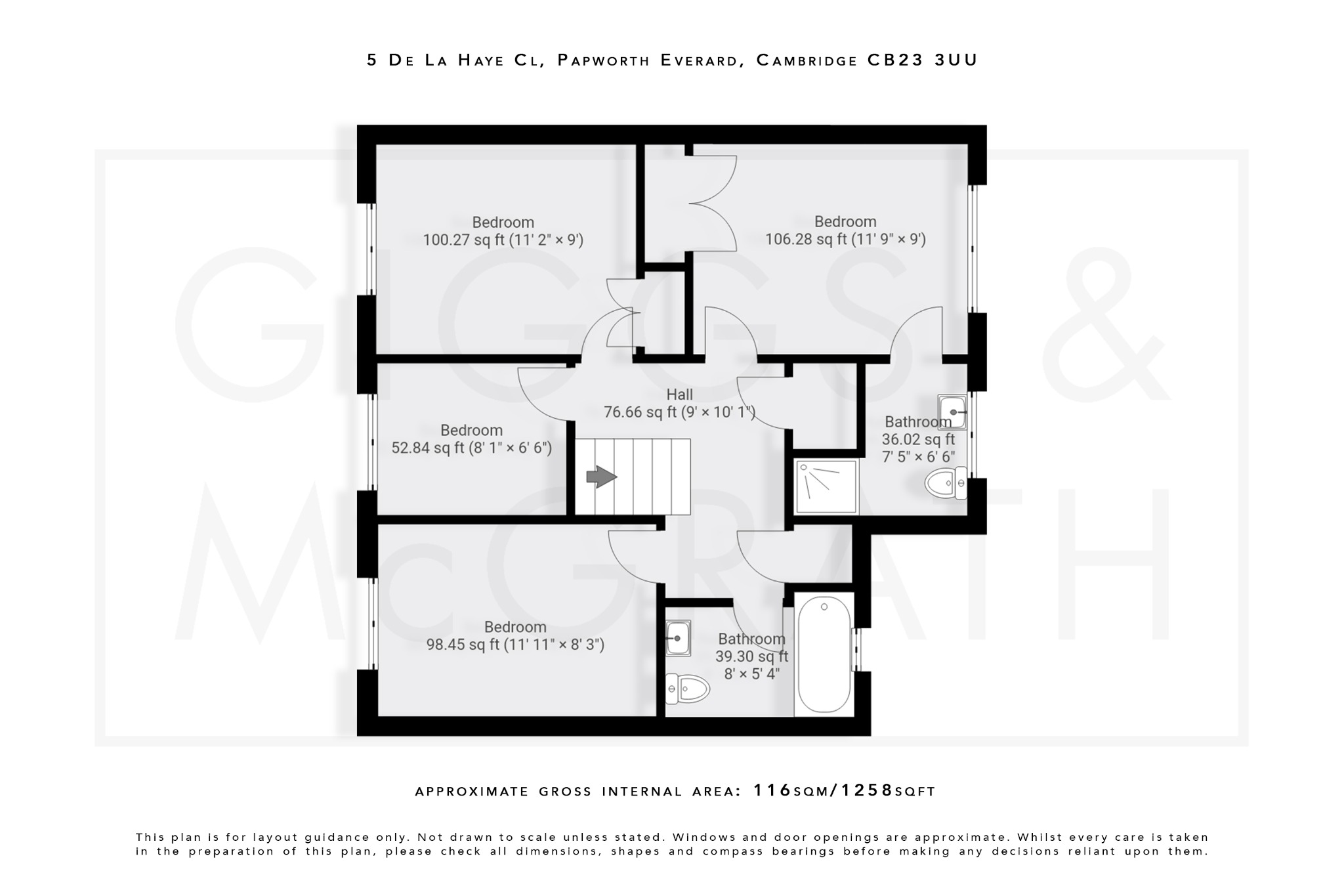 4 bed detached house for sale in Papworth Everard, Cambridgeshire - Property Floorplan