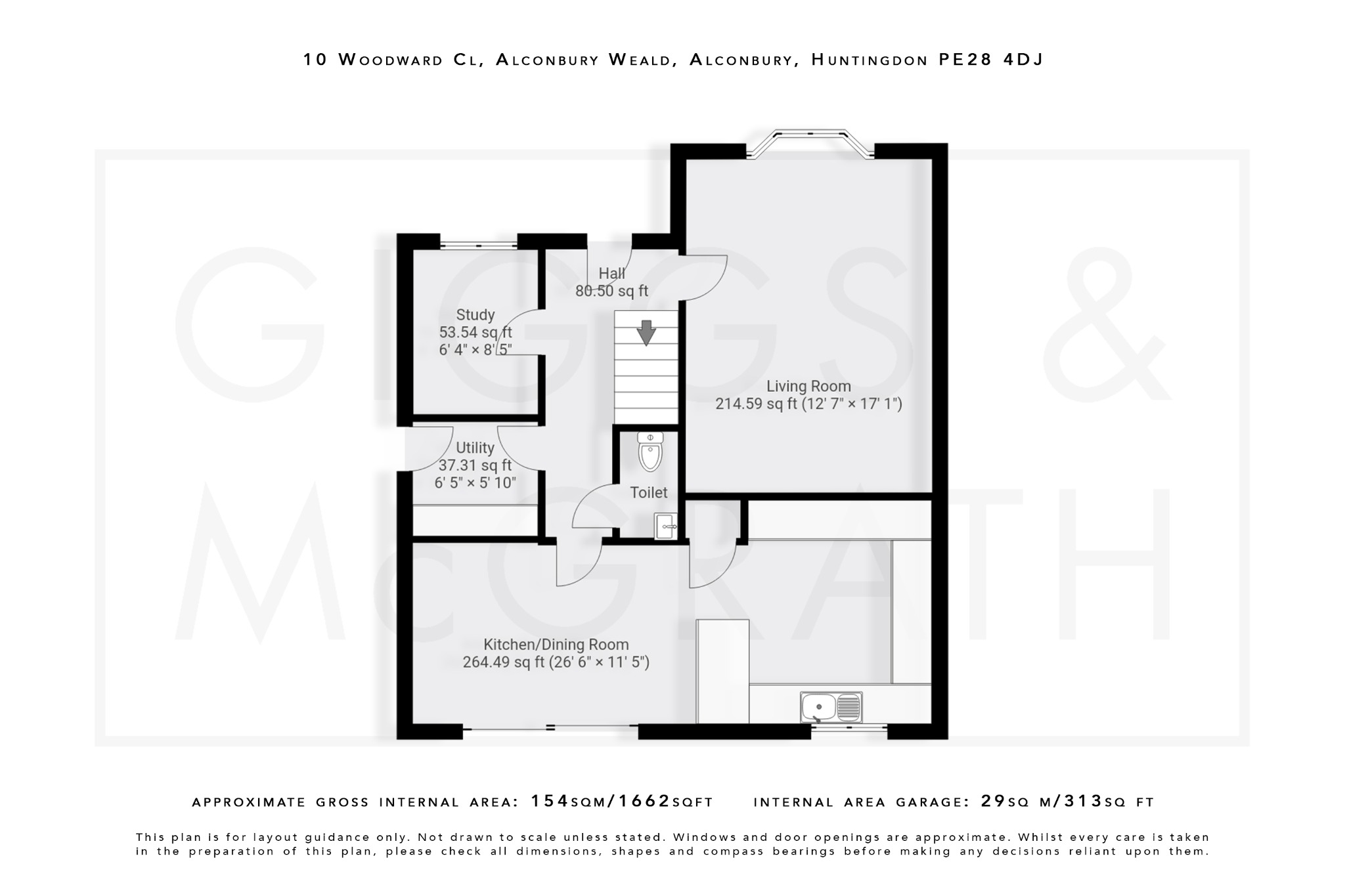 4 bed detached house for sale in Alconbury Weald, Cambridgeshire - Property Floorplan