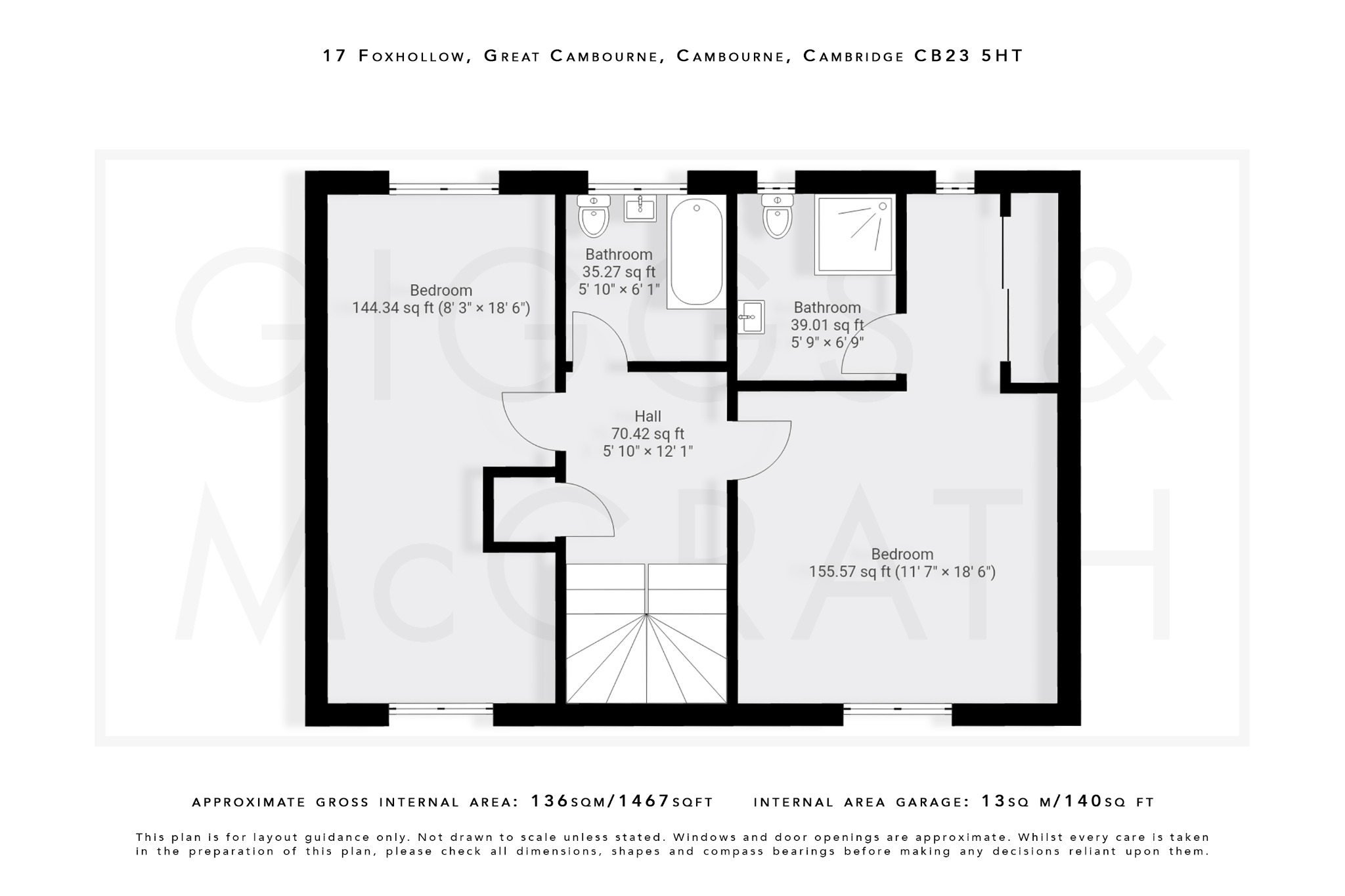 4 bed link detached house for sale in Great Cambourne, Cambridgeshire - Property Floorplan