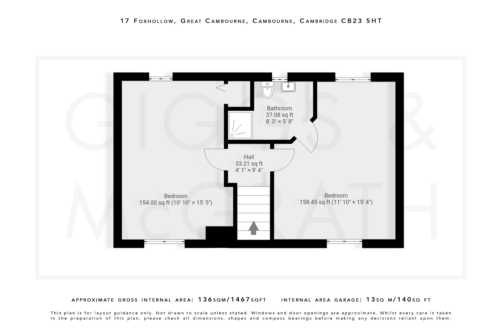 4 bed link detached house for sale in Great Cambourne, Cambridgeshire - Property Floorplan