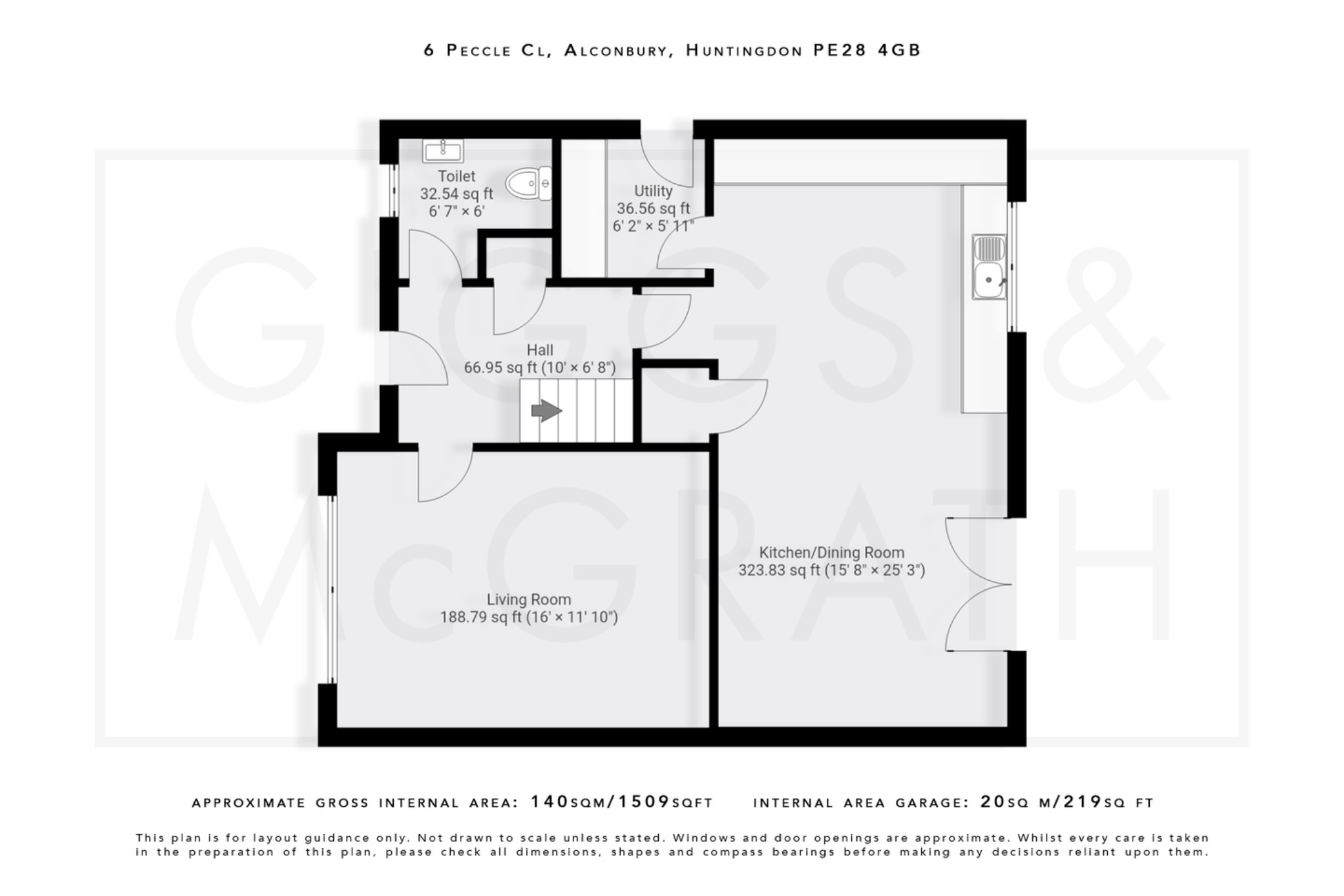 4 bed detached house for sale in Peccle Close, Huntingdon - Property Floorplan