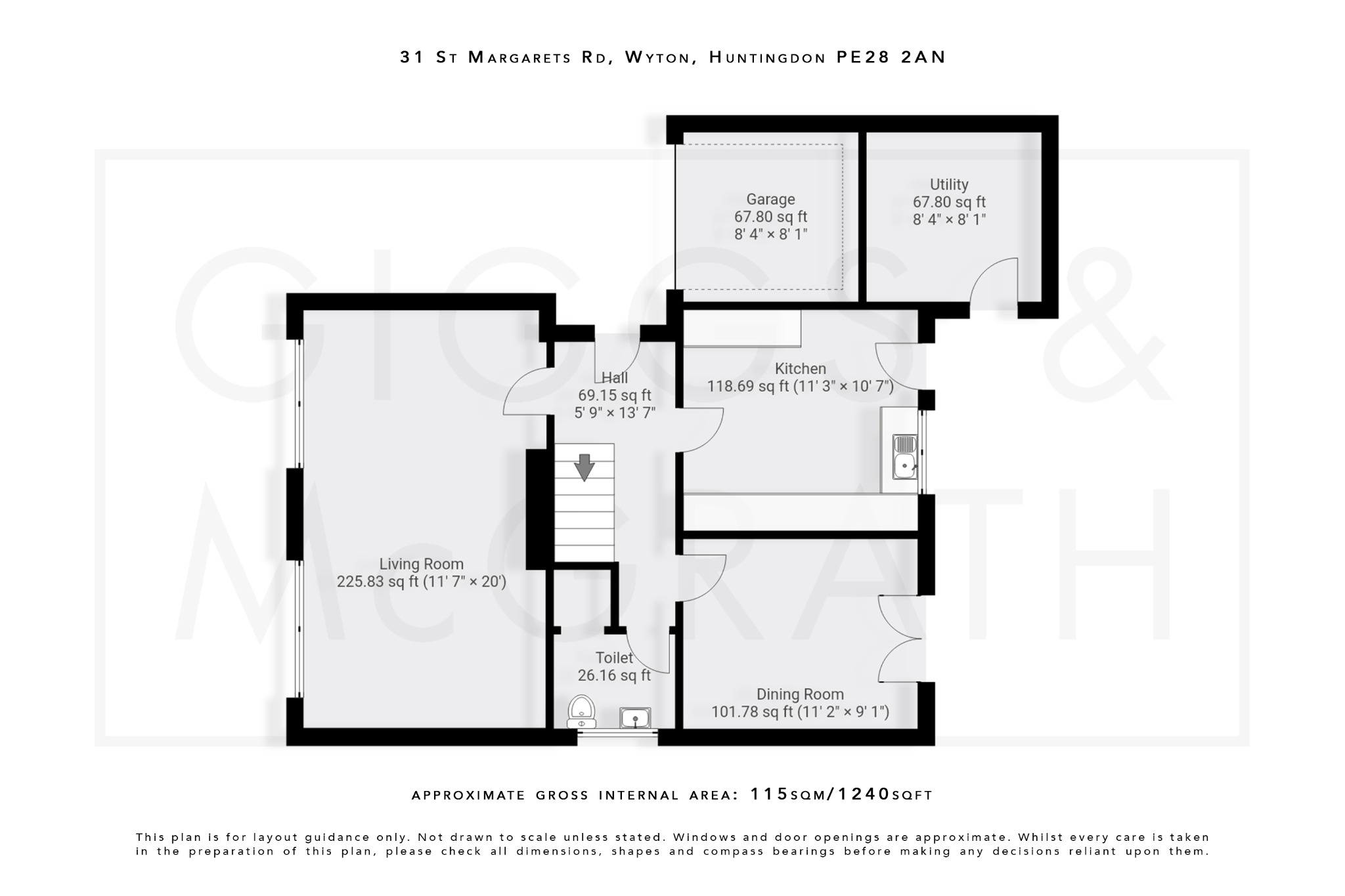 4 bed detached house for sale in St Margarets Road, Cambridgeshire - Property Floorplan