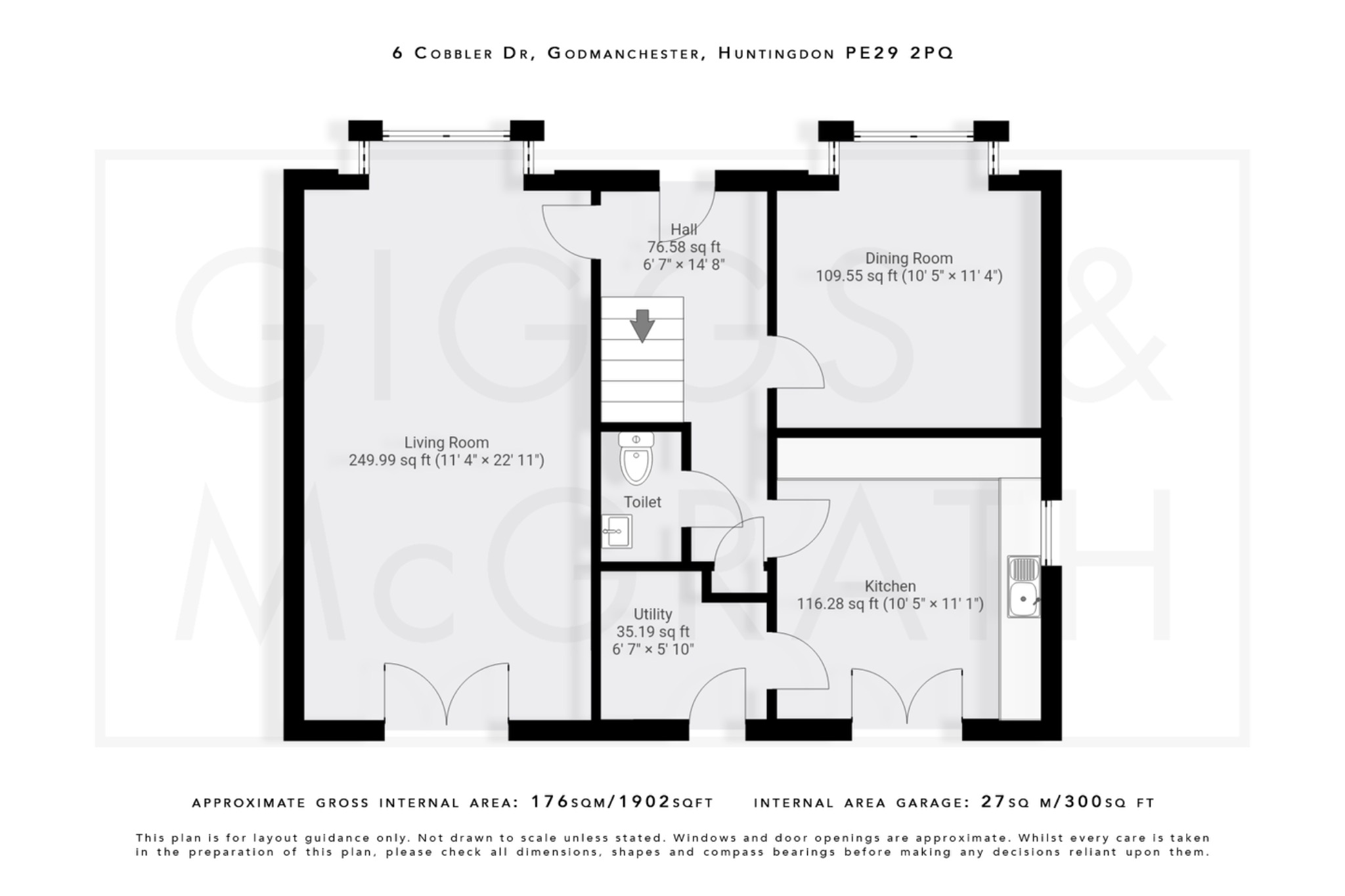 5 bed detached house for sale in Cobbler Drive, Huntingdon - Property Floorplan