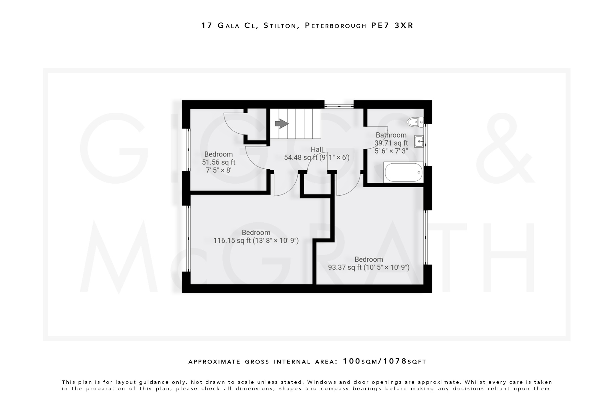 3 bed semi-detached house for sale in Stilton, Cambridgeshire - Property Floorplan