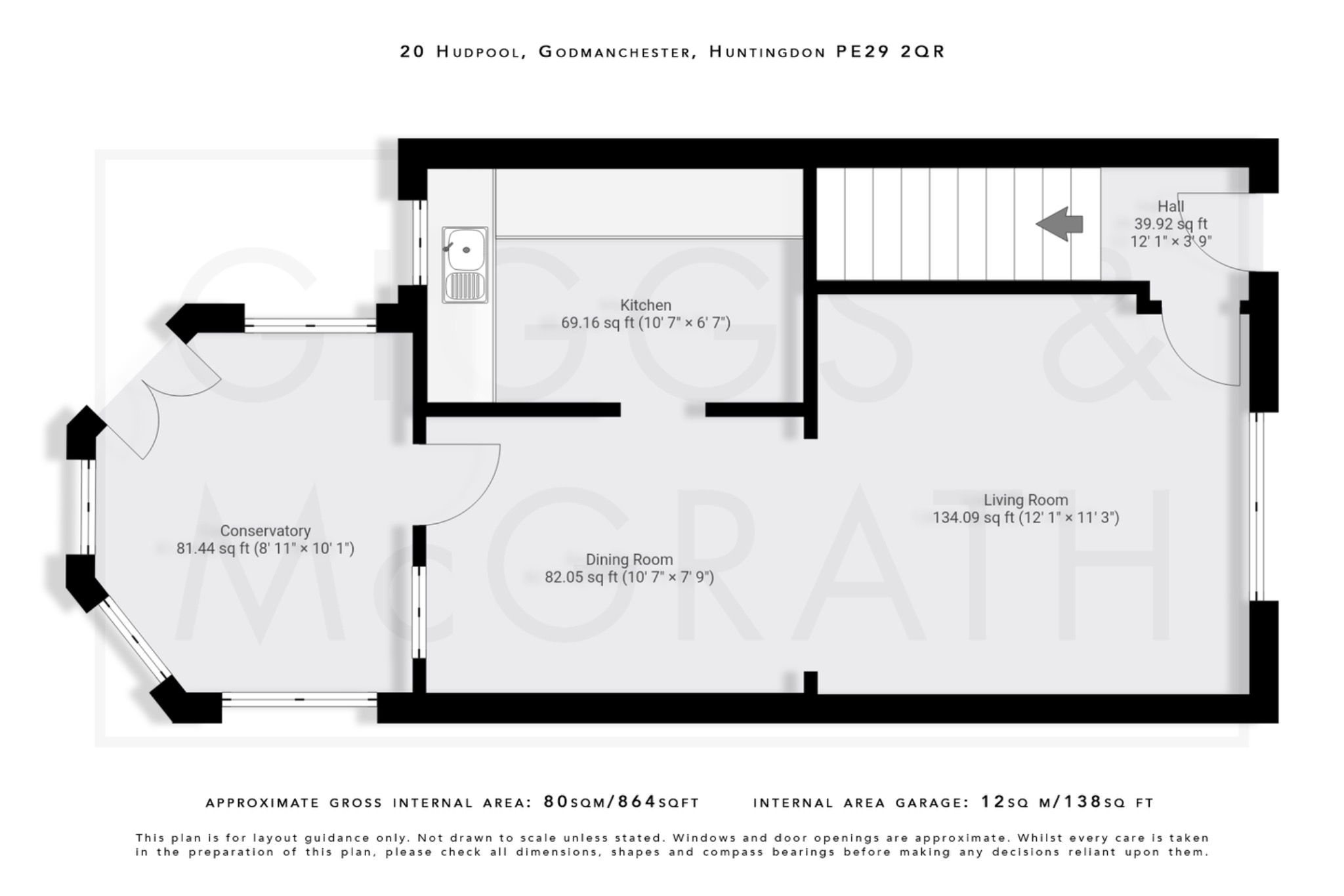 3 bed end of terrace house for sale in Godmanchester, Cambridgeshire - Property Floorplan