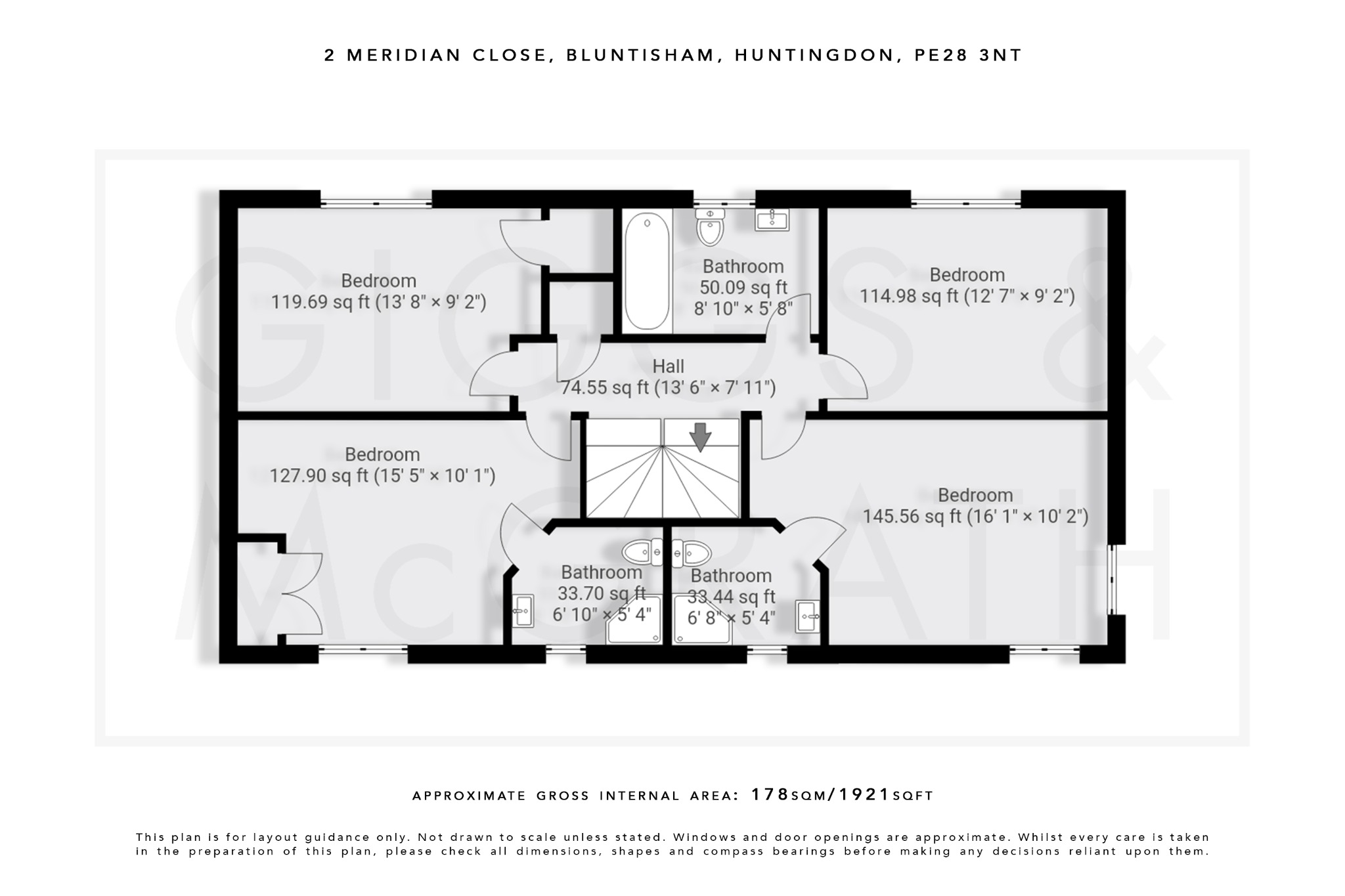 4 bed detached house for sale in Meridian Close, Cambridgeshire - Property Floorplan