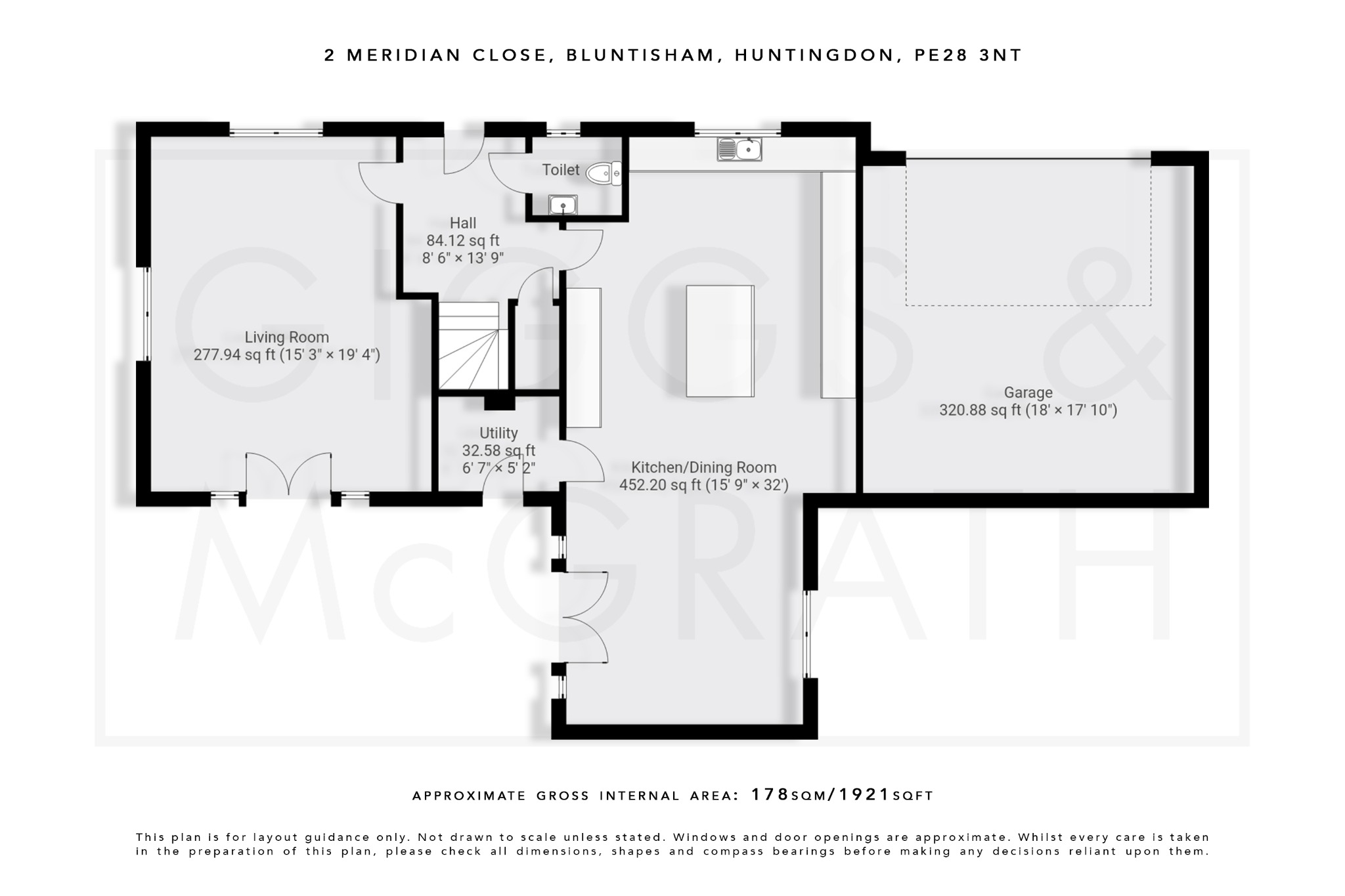 4 bed detached house for sale in Meridian Close, Cambridgeshire - Property Floorplan