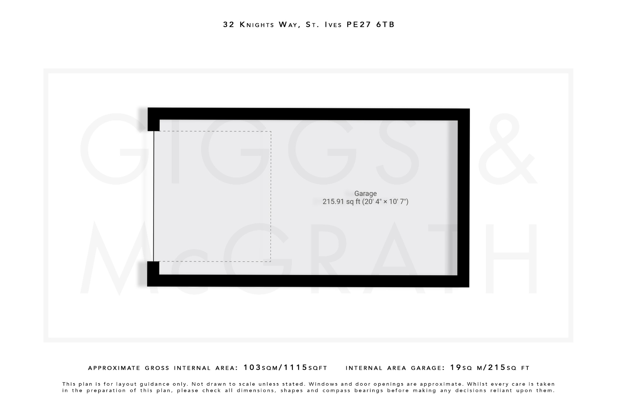 3 bed semi-detached house for sale in Knights Way, St. Ives - Property Floorplan