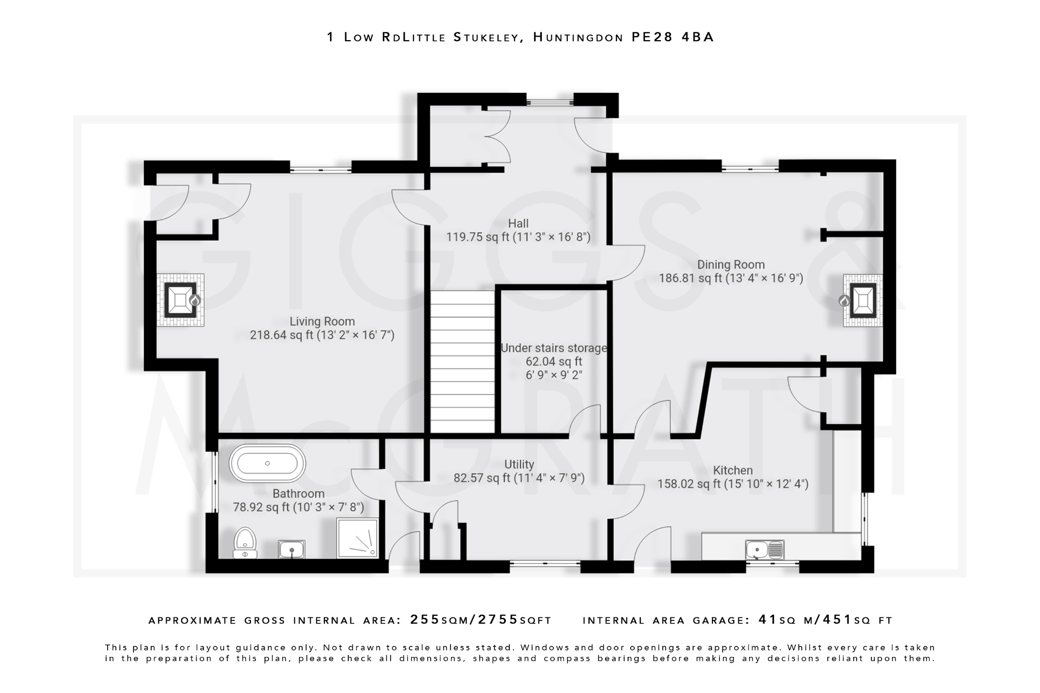 5 bed detached house for sale in Low Road, Huntingdon - Property Floorplan