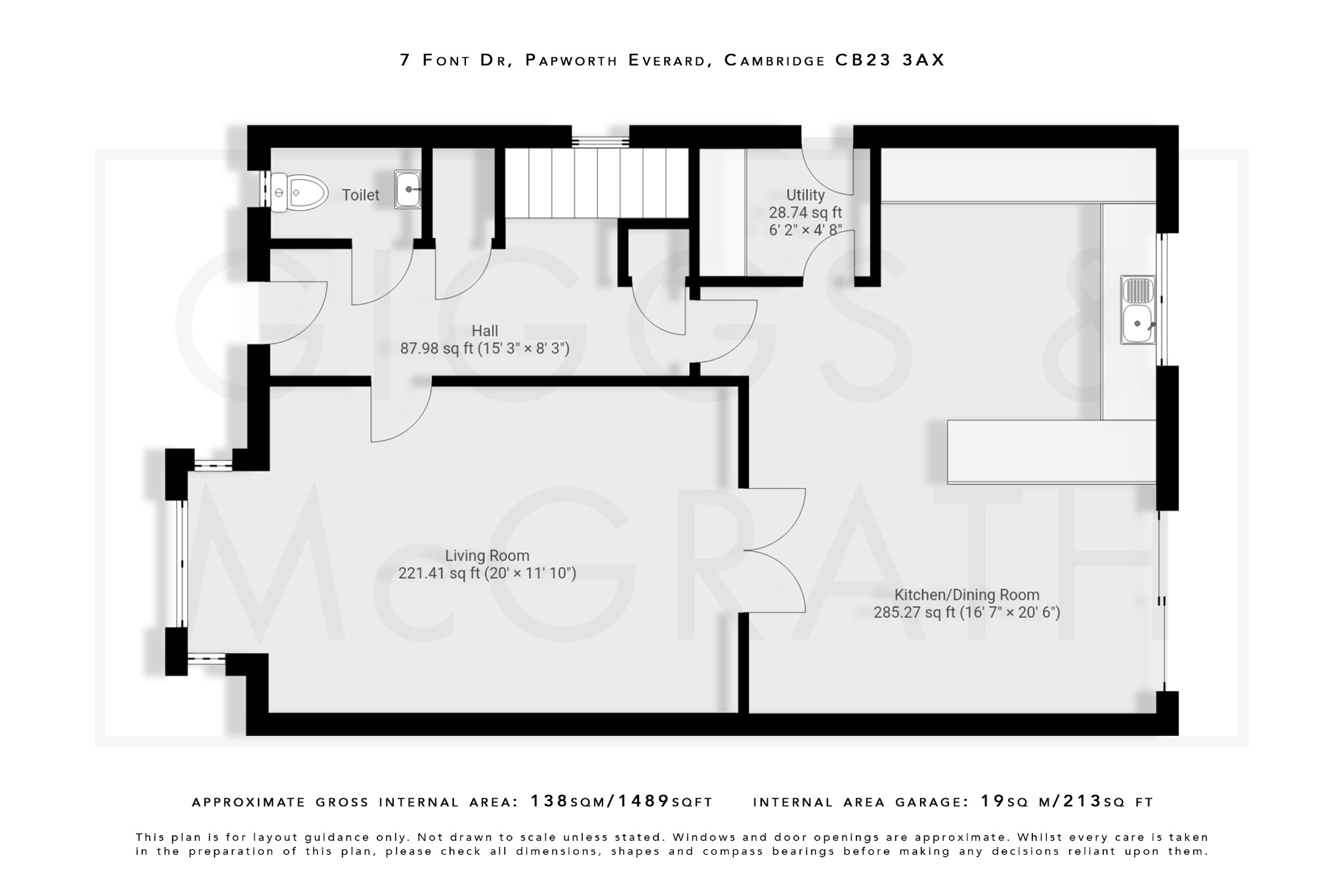 4 bed detached house for sale in Font Drive, Cambridgeshire - Property Floorplan